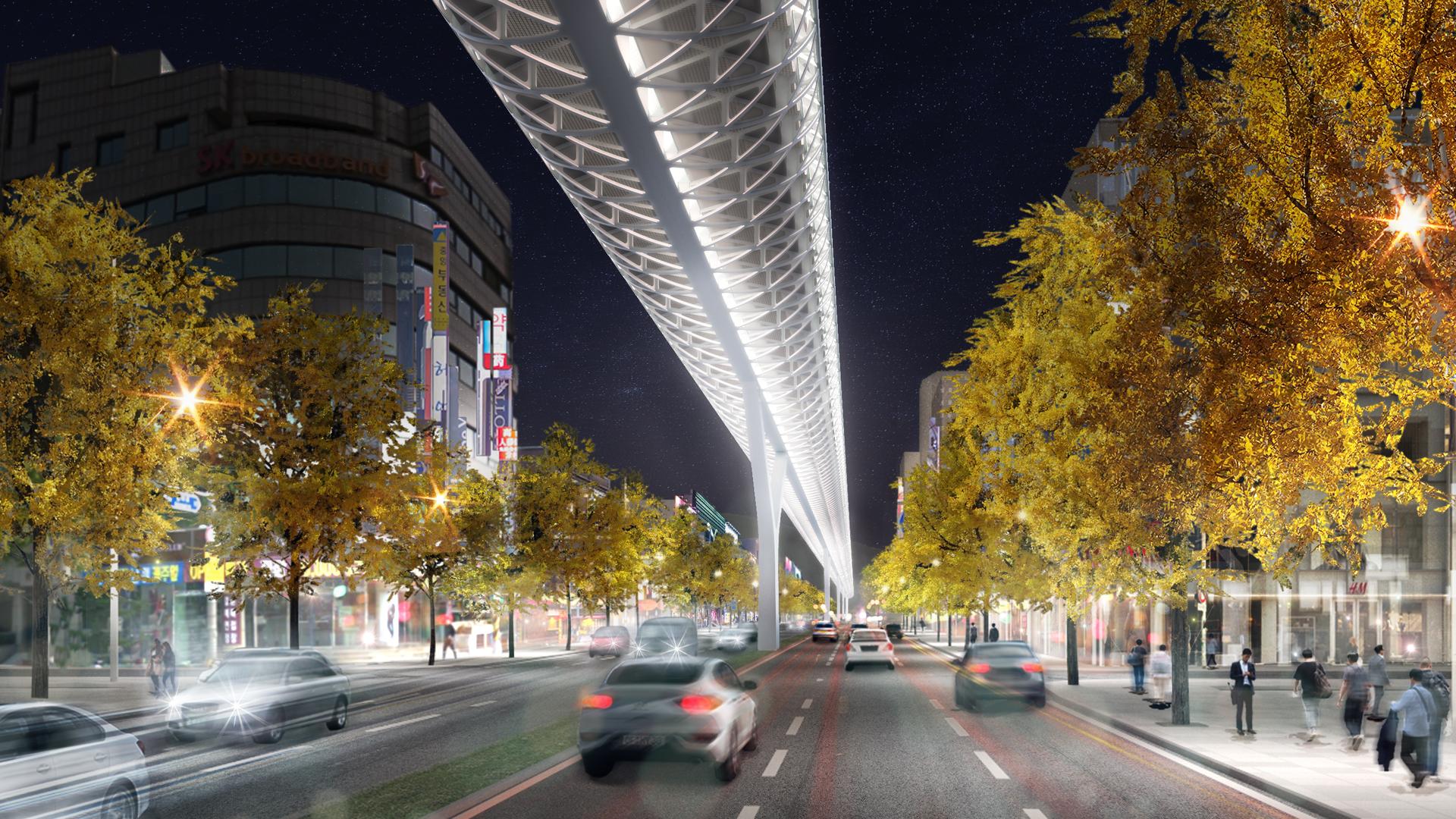Elevated Lightrail System, South Korea - image 3
