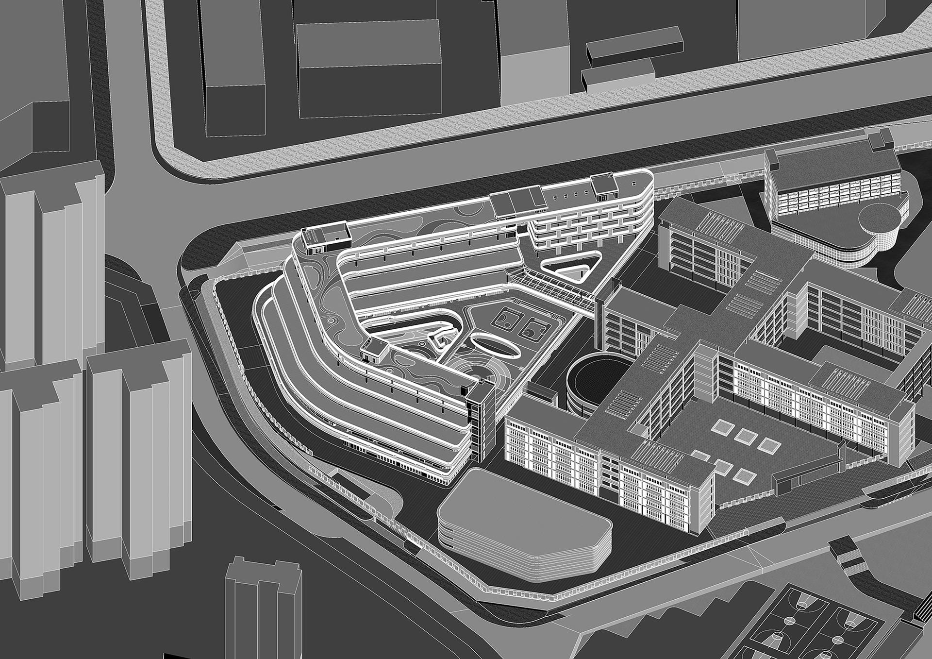 A New Flowing Campus Growing from The Old Chessboard - image 14