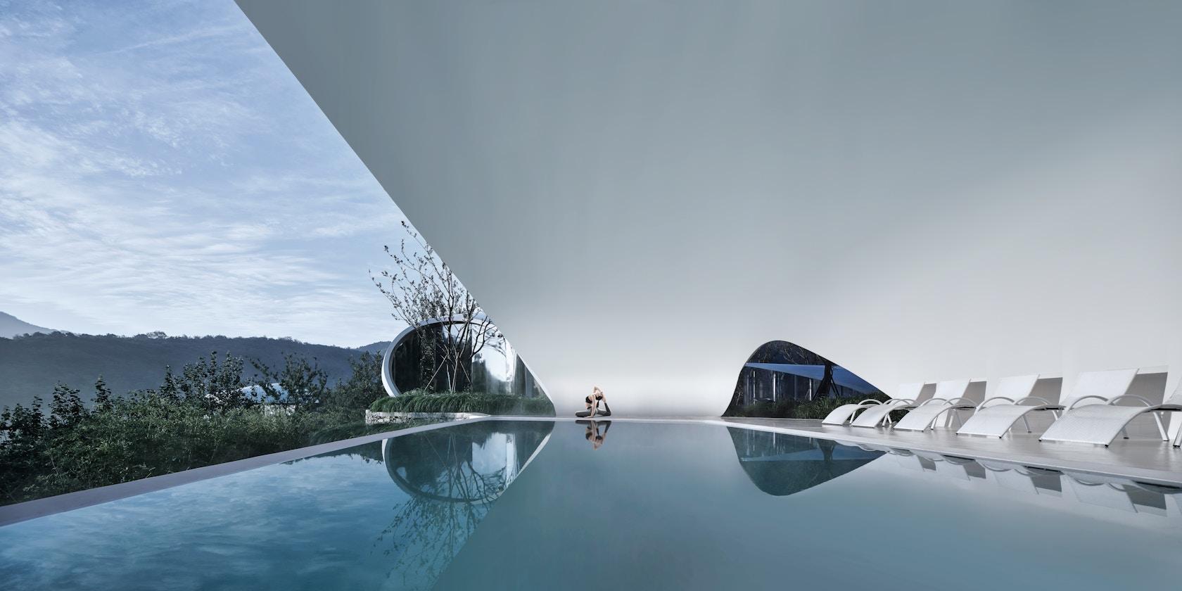 Jiunvfneg Bubble Pool and Supporting Facilities on Mount Tai - image 7