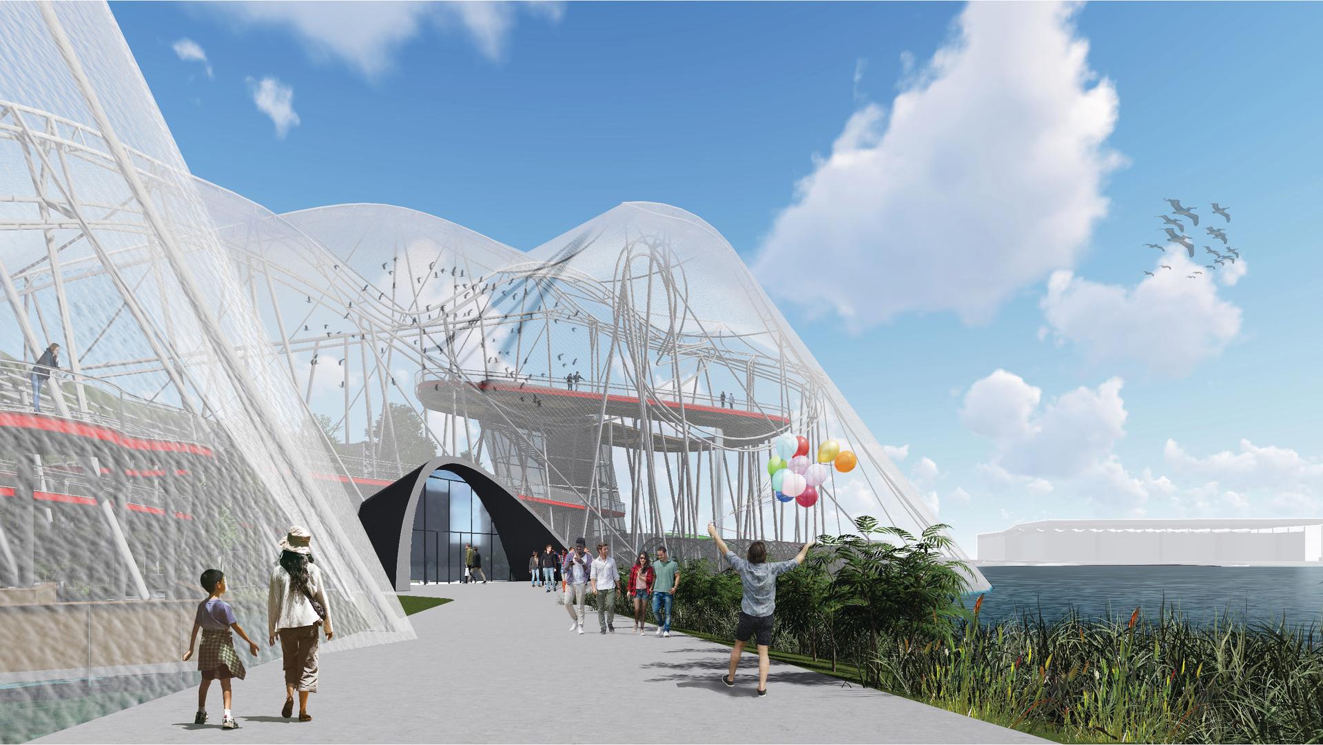 Shishan Park Rollercoaster Aviary - image 3