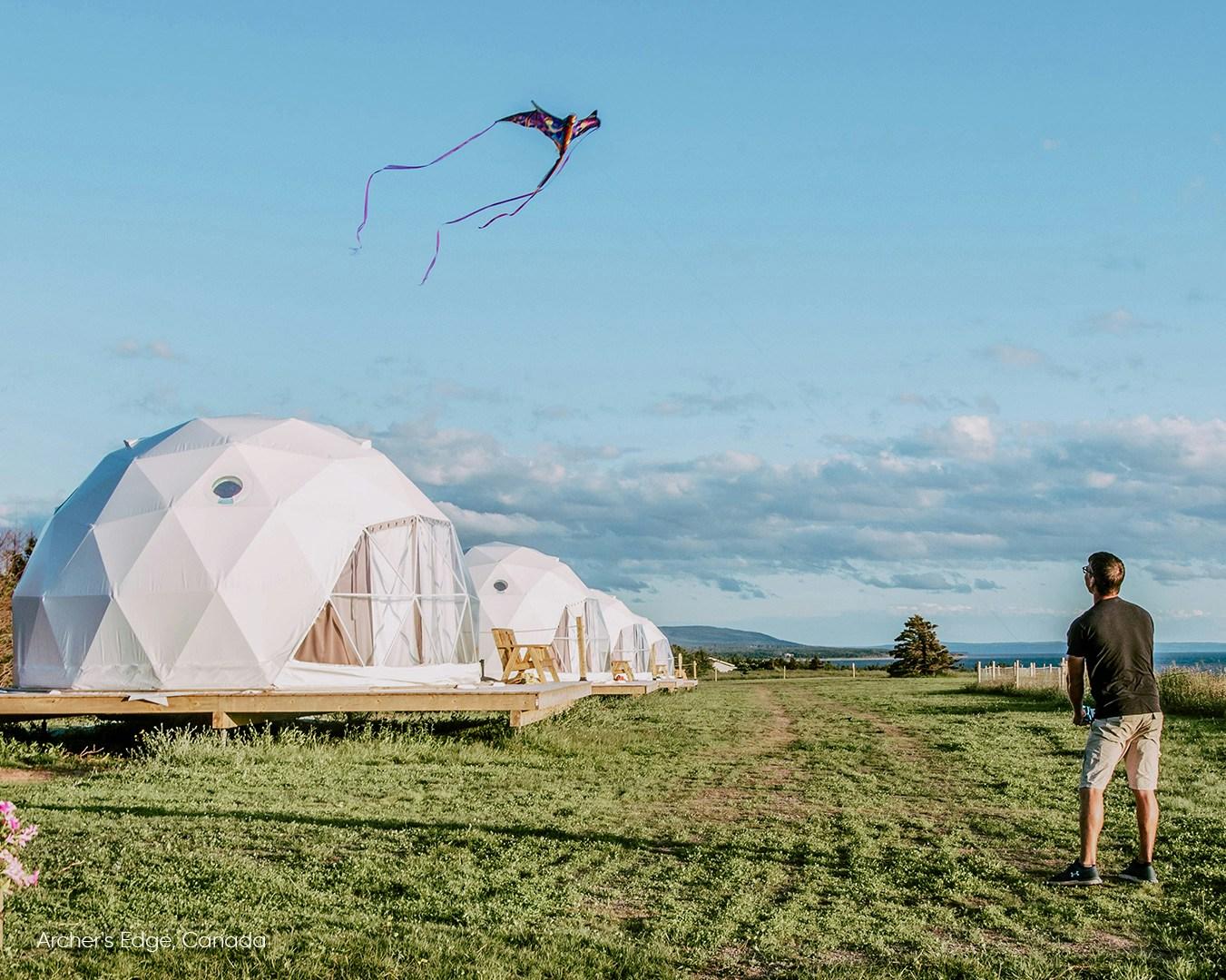 FDomes Glamping self-assembly geodesic domes - image 14