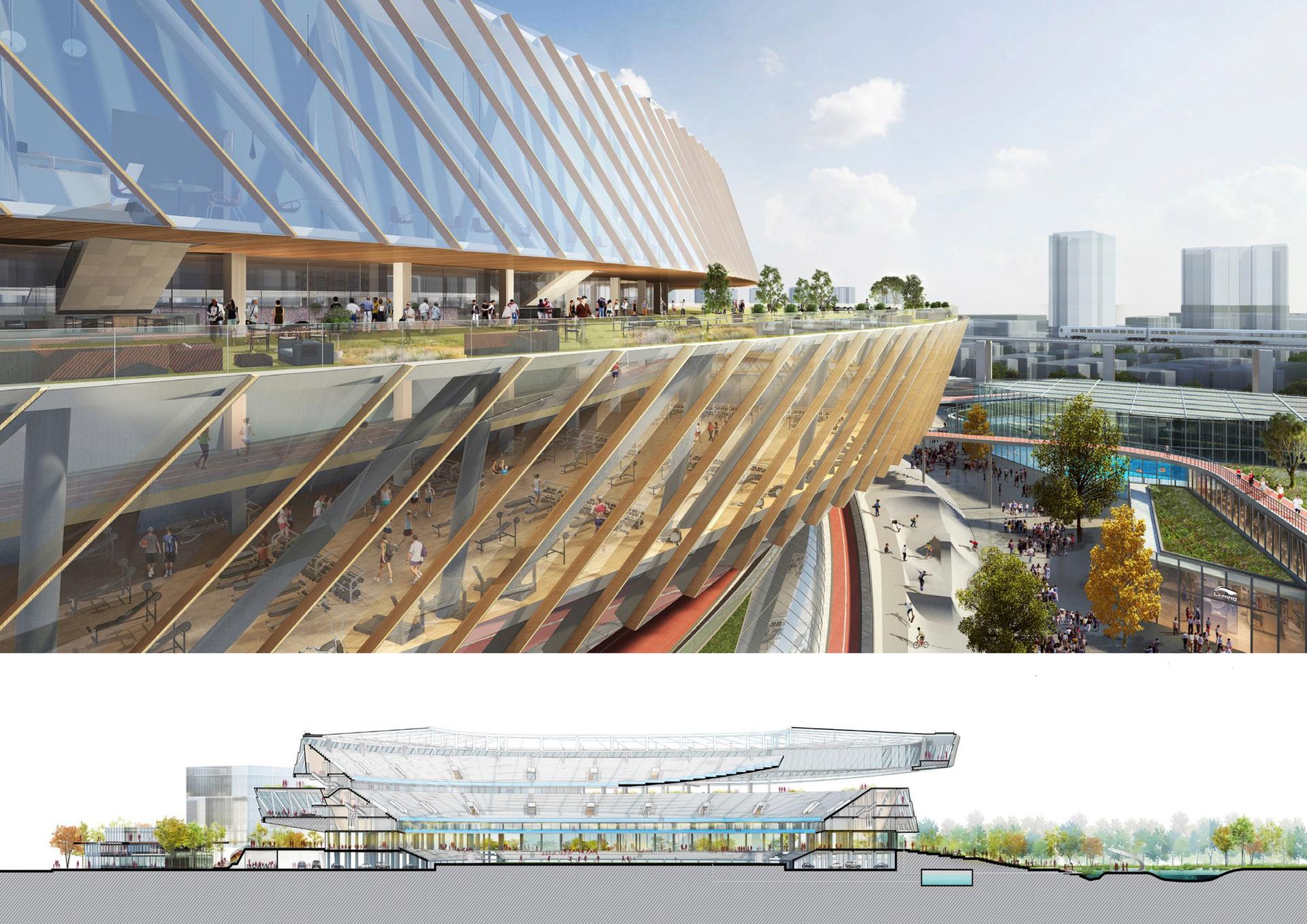 Shanghai Hongkou Stadium and Luxun Park - image 8