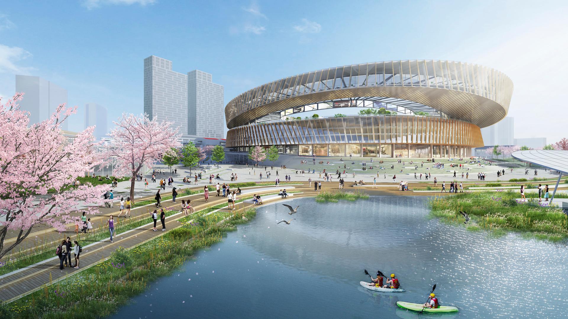 Shanghai Hongkou Stadium and Luxun Park - image 11