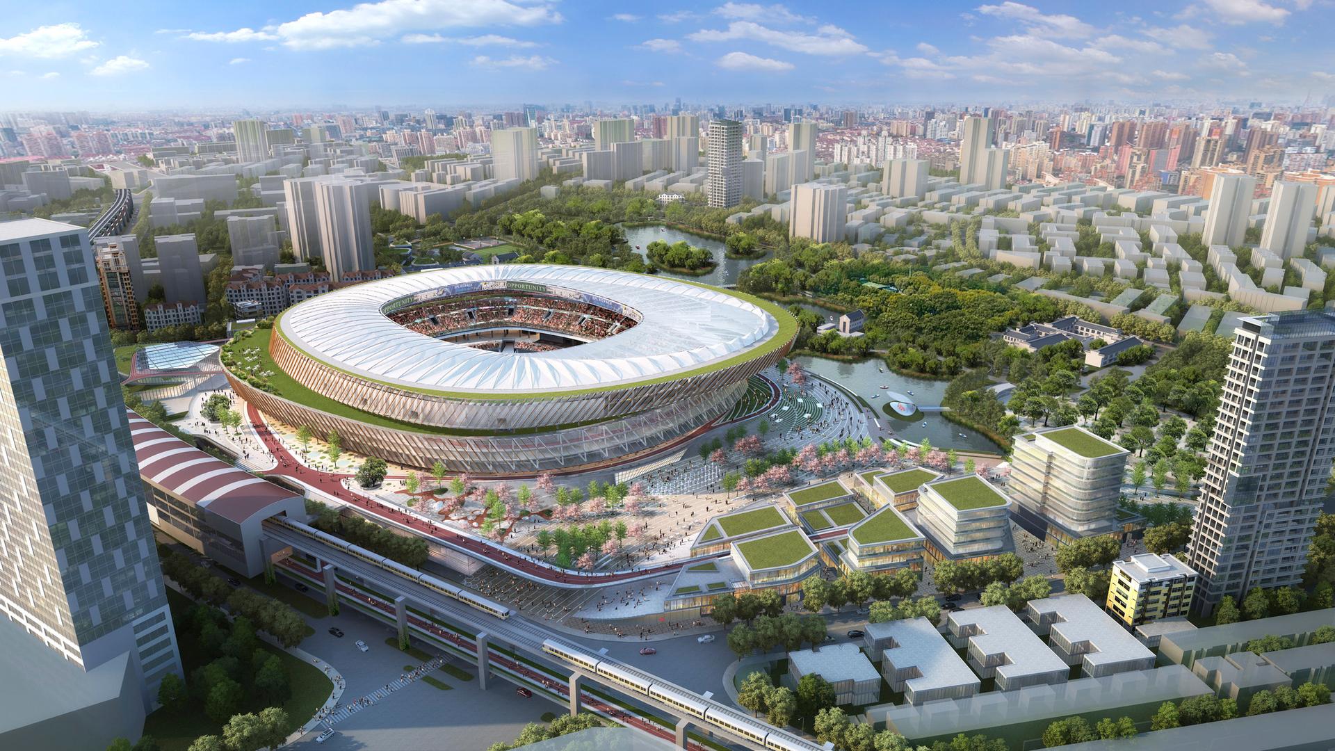 Shanghai Hongkou Stadium and Luxun Park - image 2