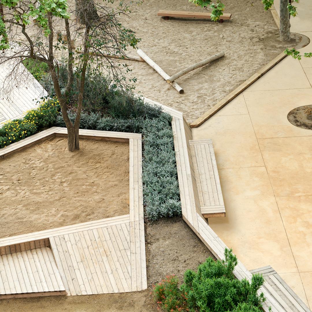 BALDIRI I REIXAC COURTYARD RENOVATION, PARK GÜELL – UNESCO 1984 WORLD HERITAGE