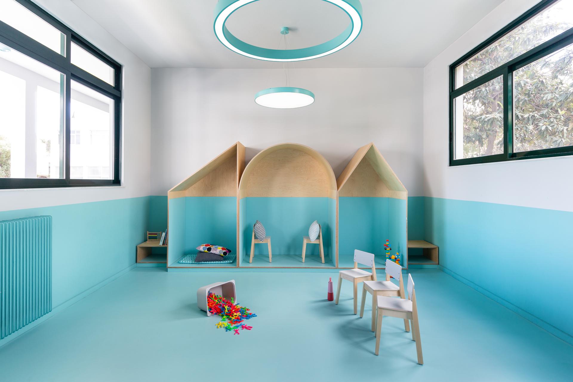 VILLA AIMILIA- High School Facility converts to a contemporary school for kindergarten students - image 9
