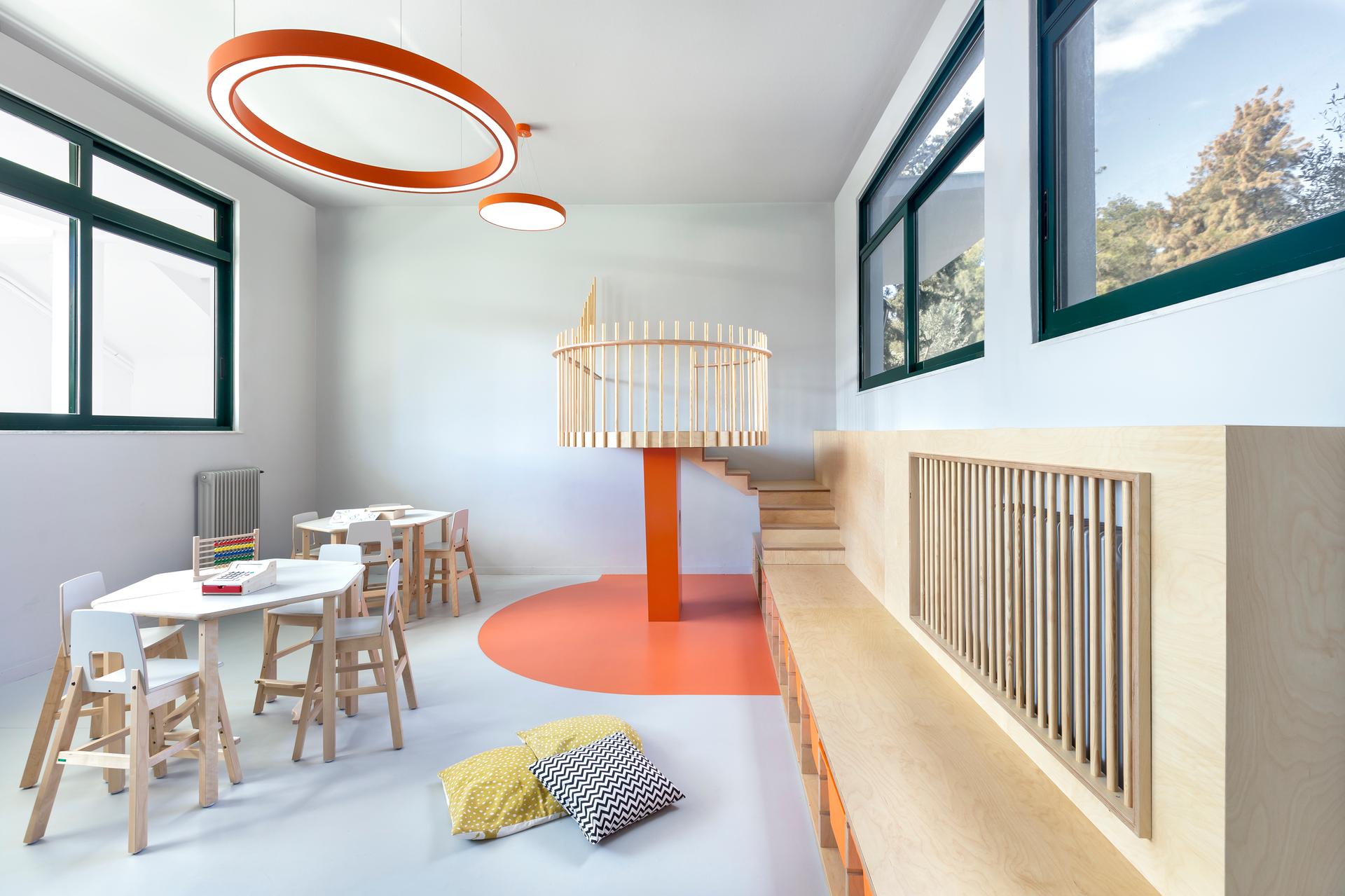 VILLA AIMILIA- High School Facility converts to a contemporary school for kindergarten students - image 12
