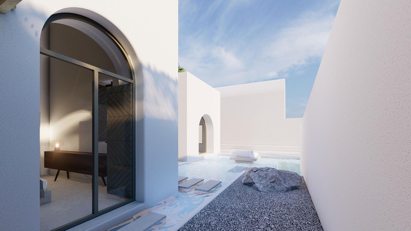 Arched residencies in Santorini island - image 5
