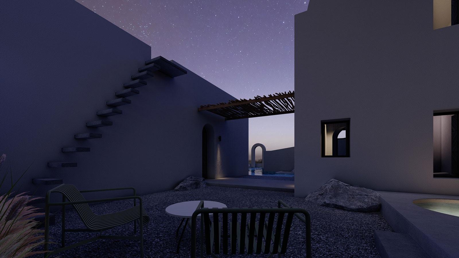Arched residencies in Santorini island - image 13