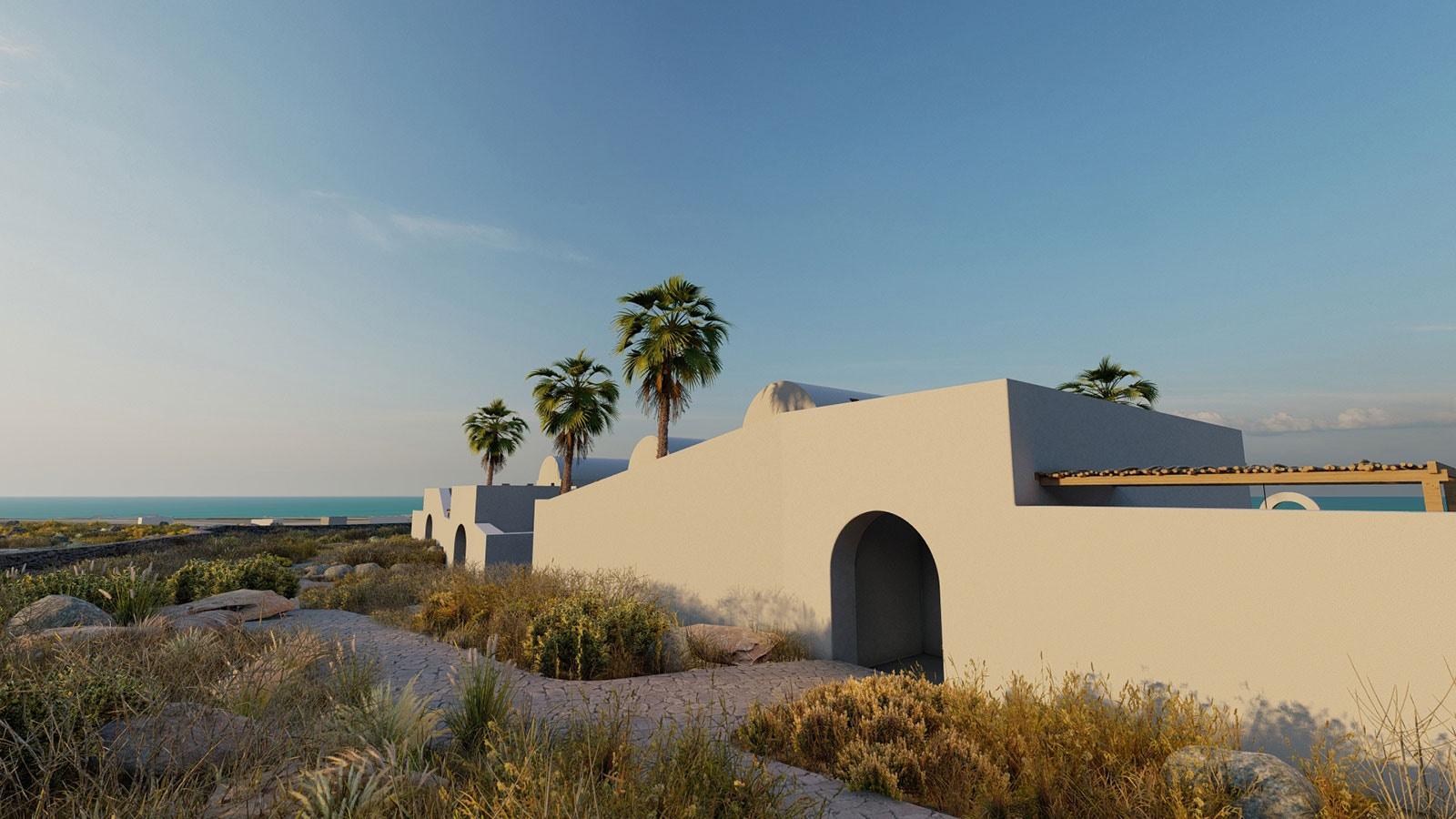 Arched residencies in Santorini island - image 2
