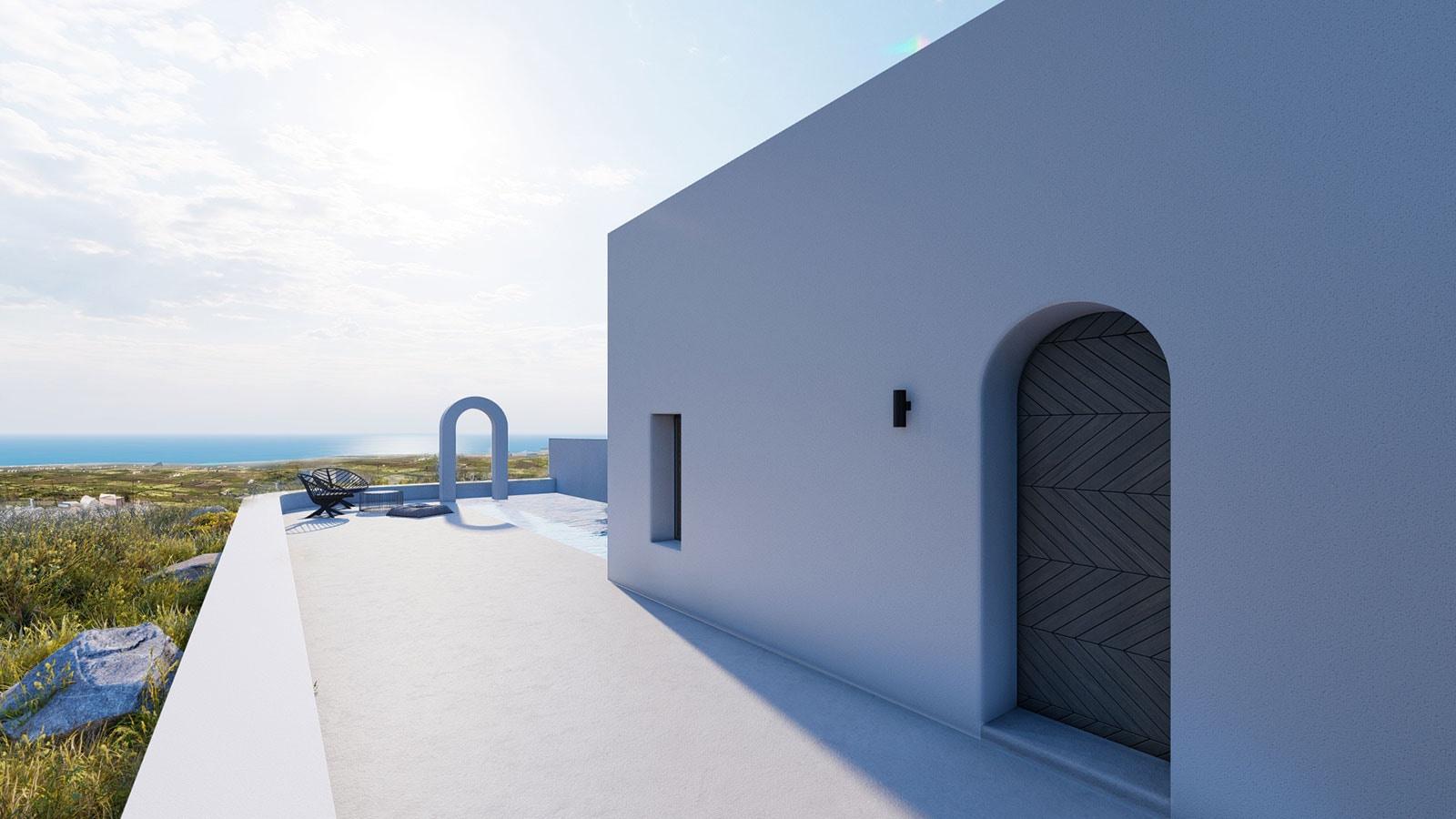 Arched residencies in Santorini island - image 7