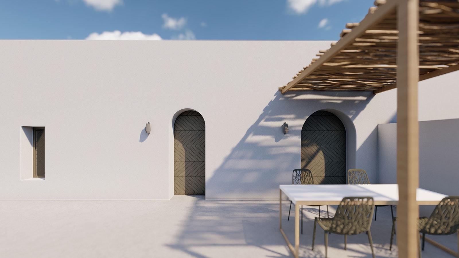 Arched residencies in Santorini island - image 3