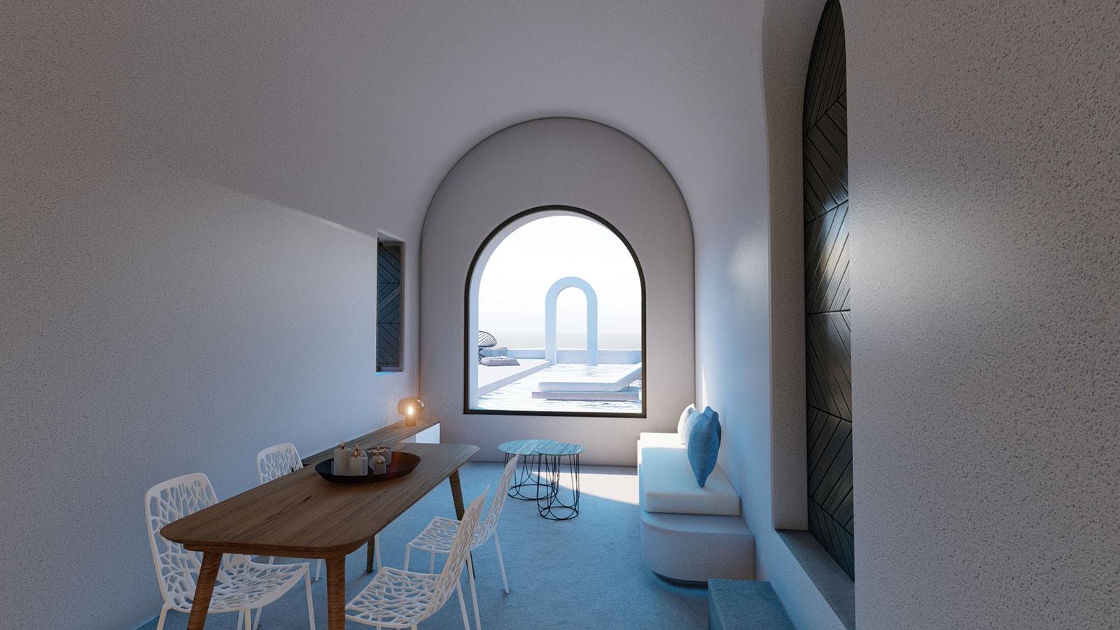 Arched residencies in Santorini island - image 10