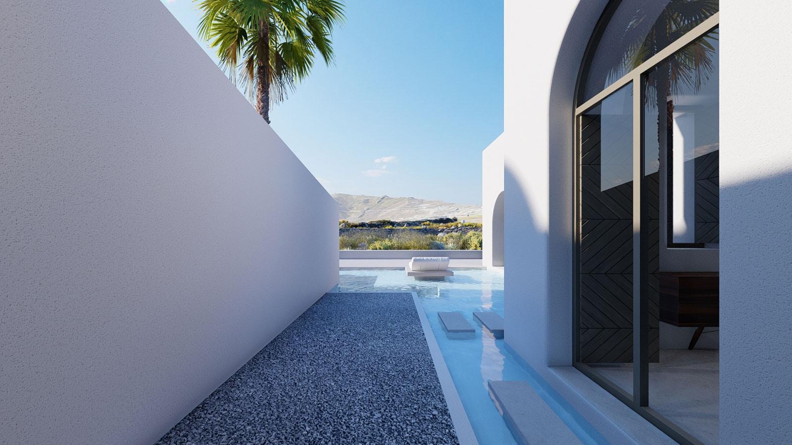 Arched residencies in Santorini island - image 14