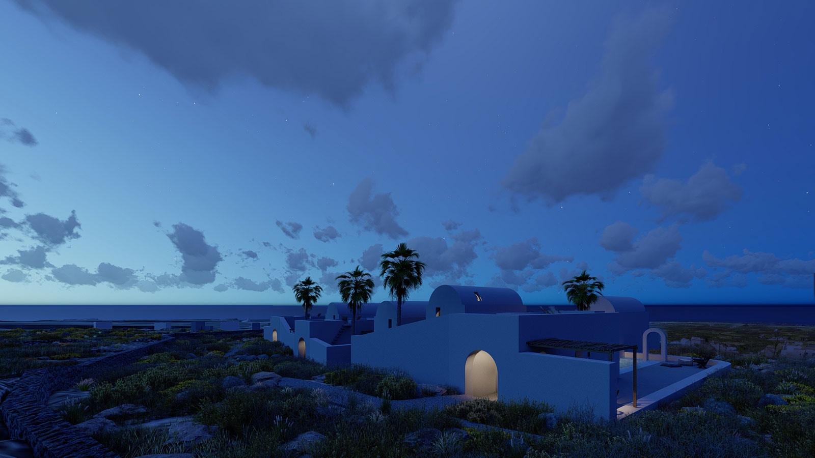 Arched residencies in Santorini island - image 18