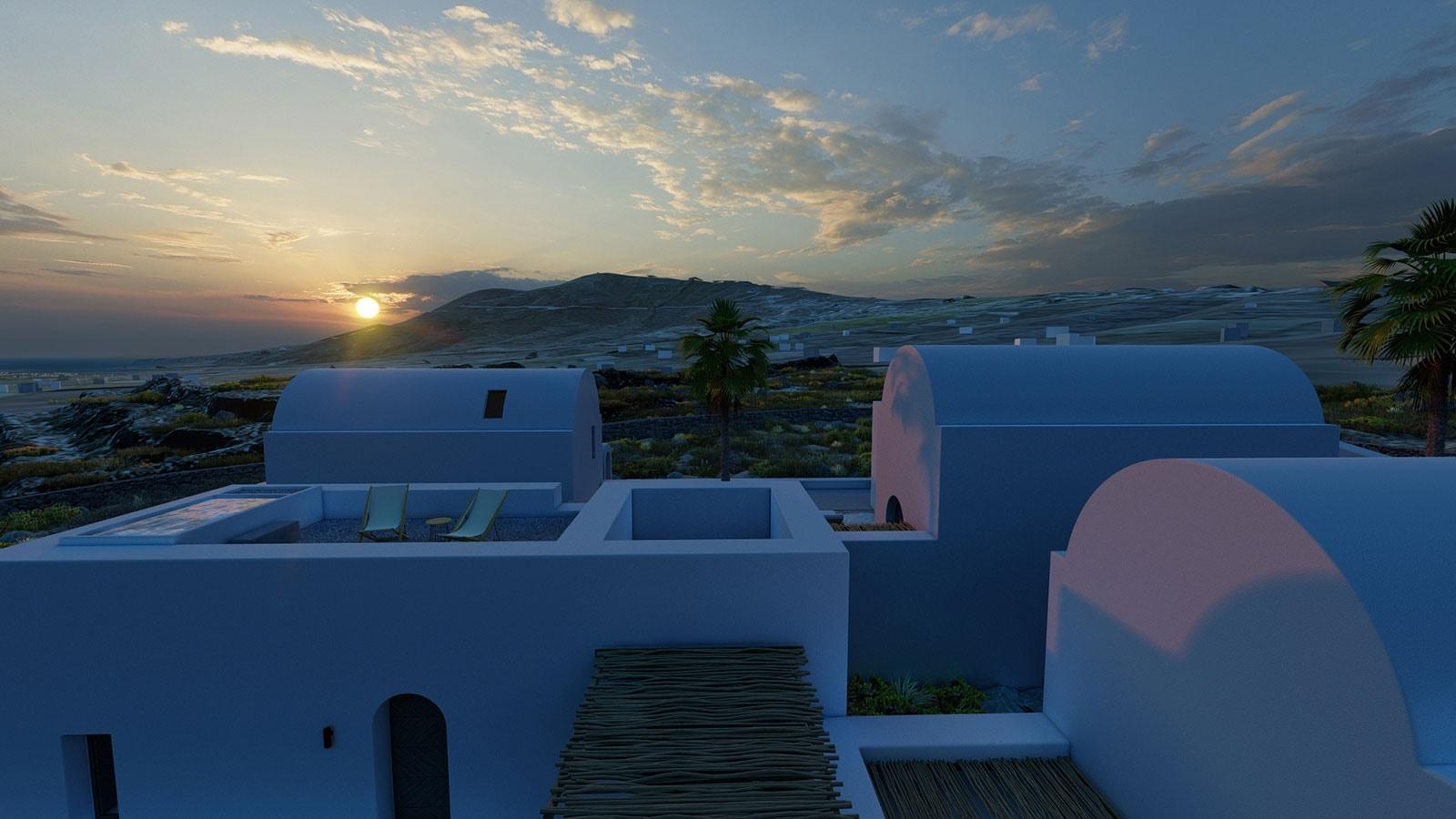 Arched residencies in Santorini island - image 19