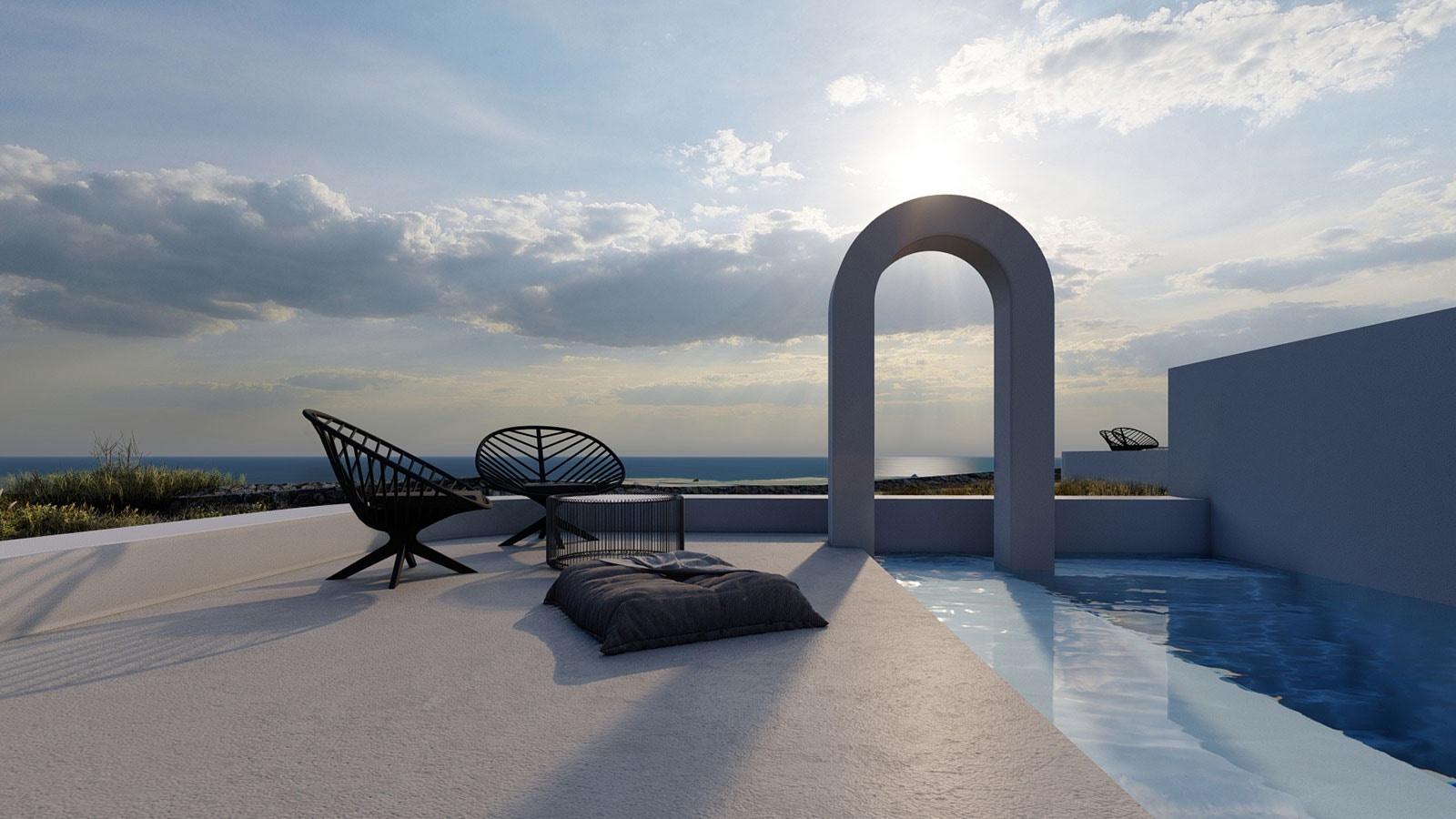 Arched residencies in Santorini island - image 20
