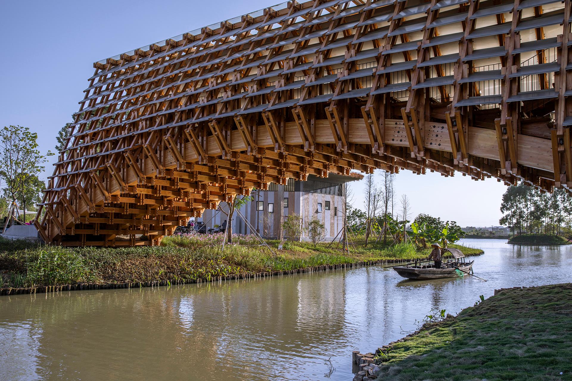Timber Bridge in Gulou Waterfront - image 2