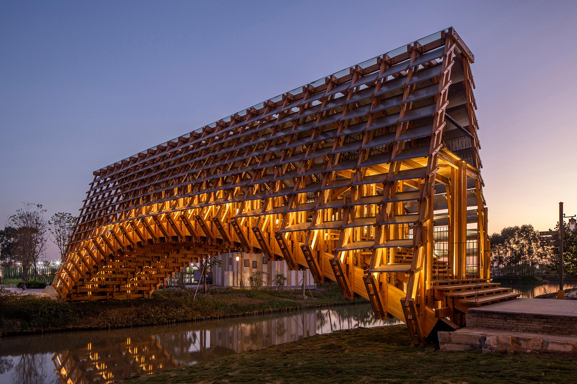 Timber Bridge in Gulou Waterfront - image 5