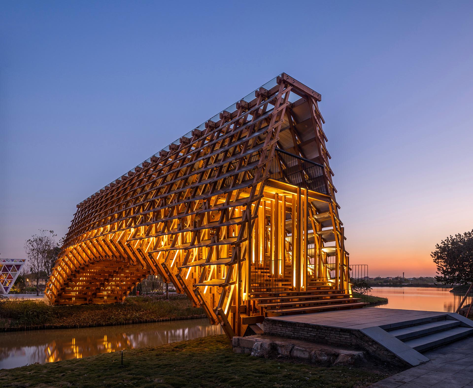Timber Bridge in Gulou Waterfront - image 37