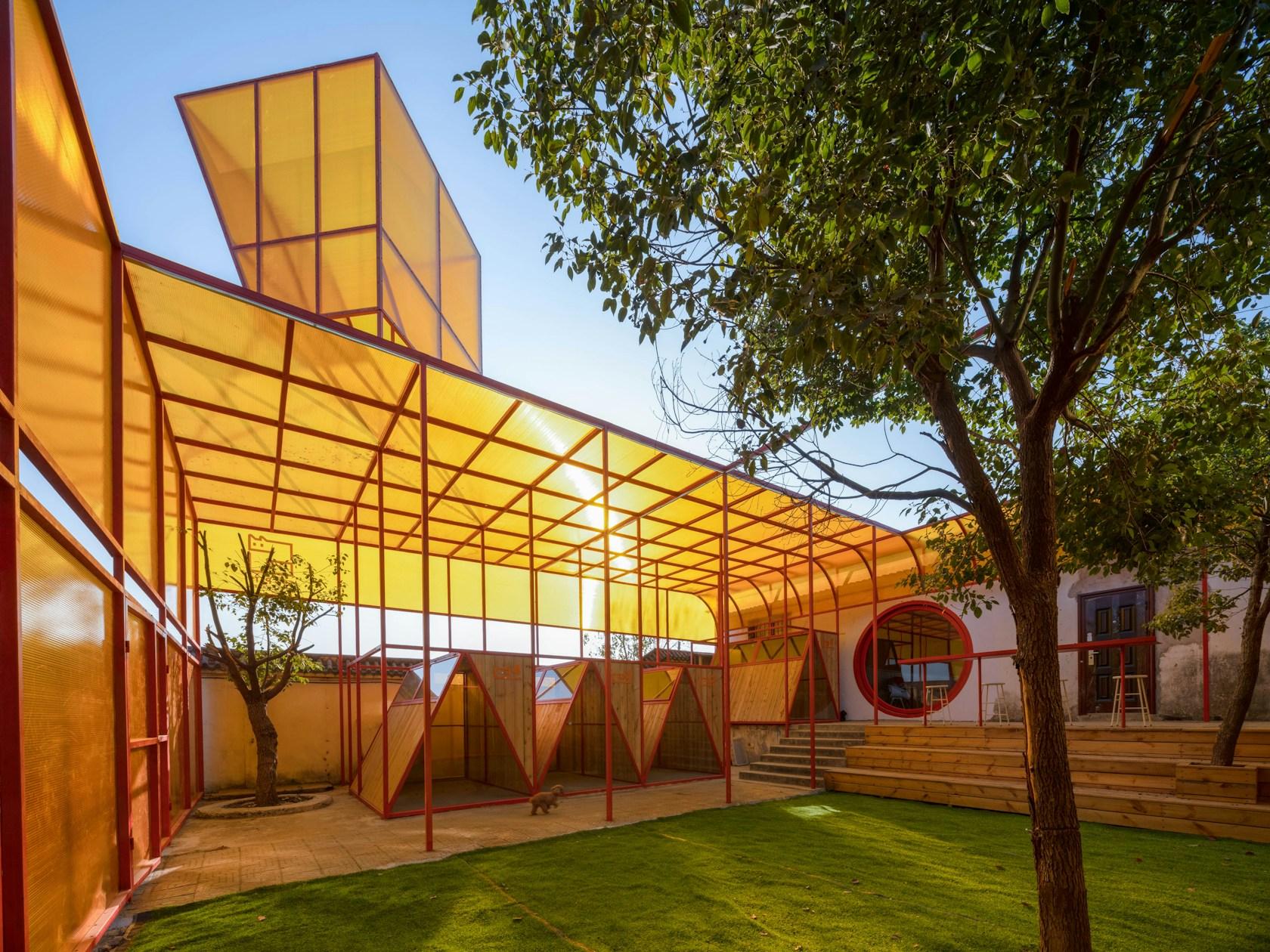 Reconstruction design of Wuhan stray animal base adoption area