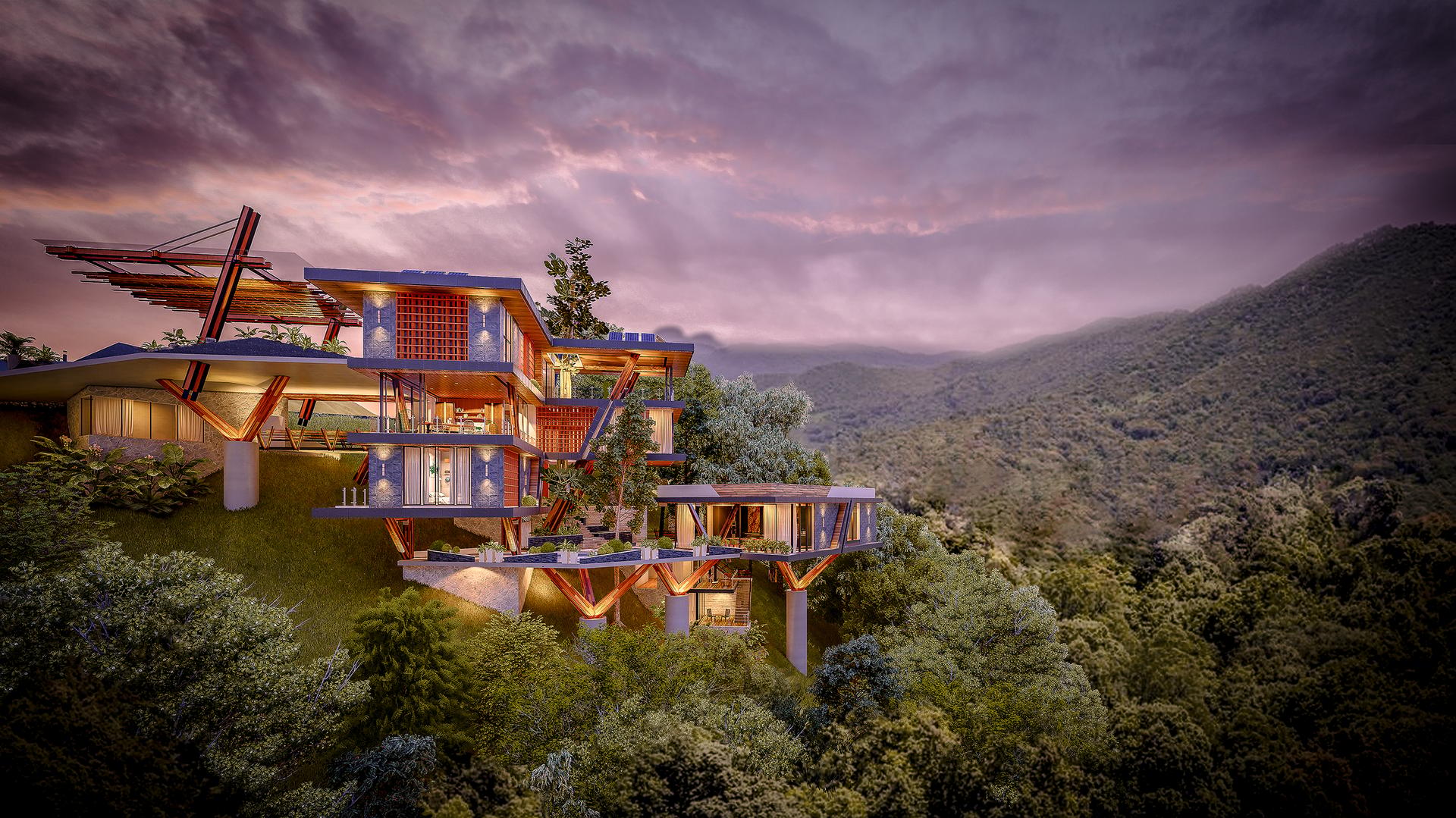 “𝗧𝗛𝗘 𝗧𝗥𝗘𝗘 𝗛𝗢𝗨𝗦𝗘” (Multi Level Residential house) - image 3