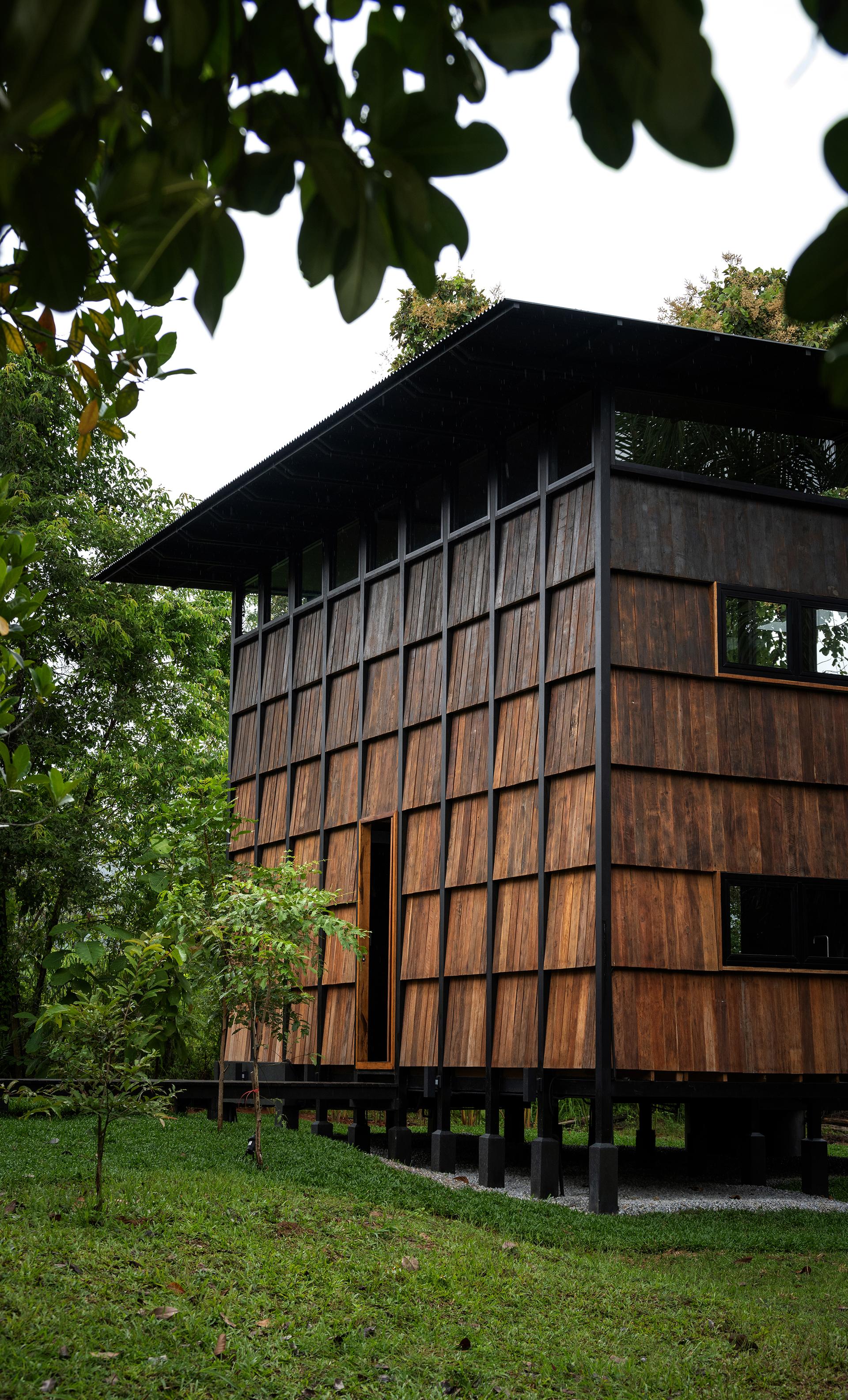 Wood and Mountain Cabin