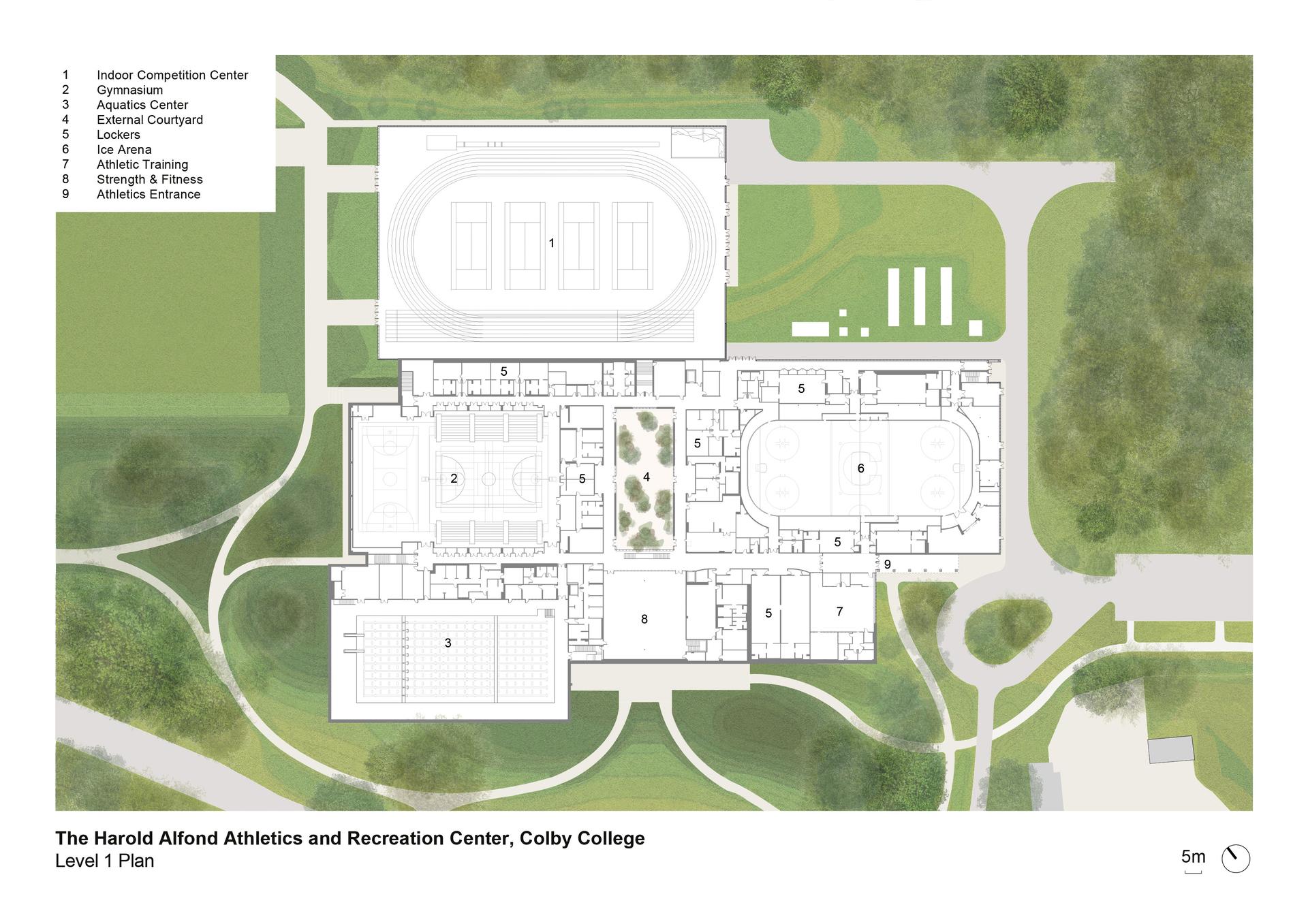 Harold Alfond Athletics and Recreation Center, Colby College - image 7
