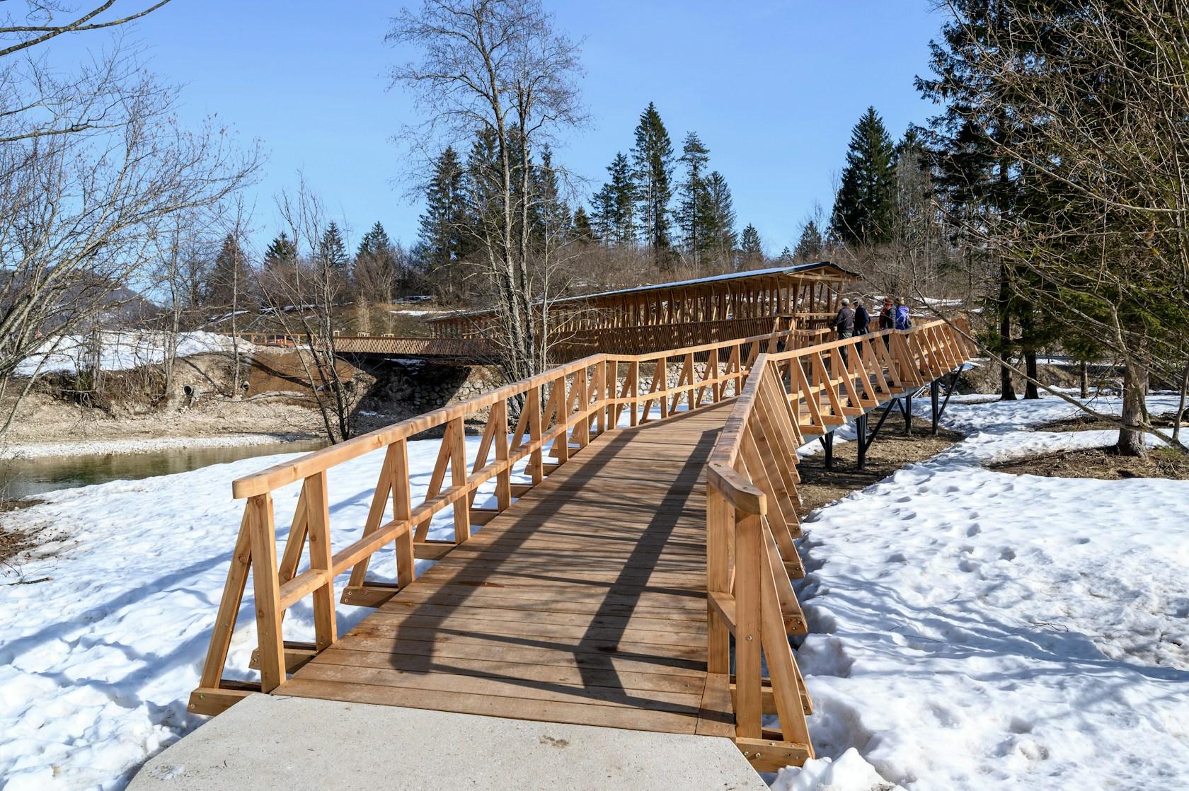 Cycling and Pedestrian Bridge in Bohinj Slovenia - image 13