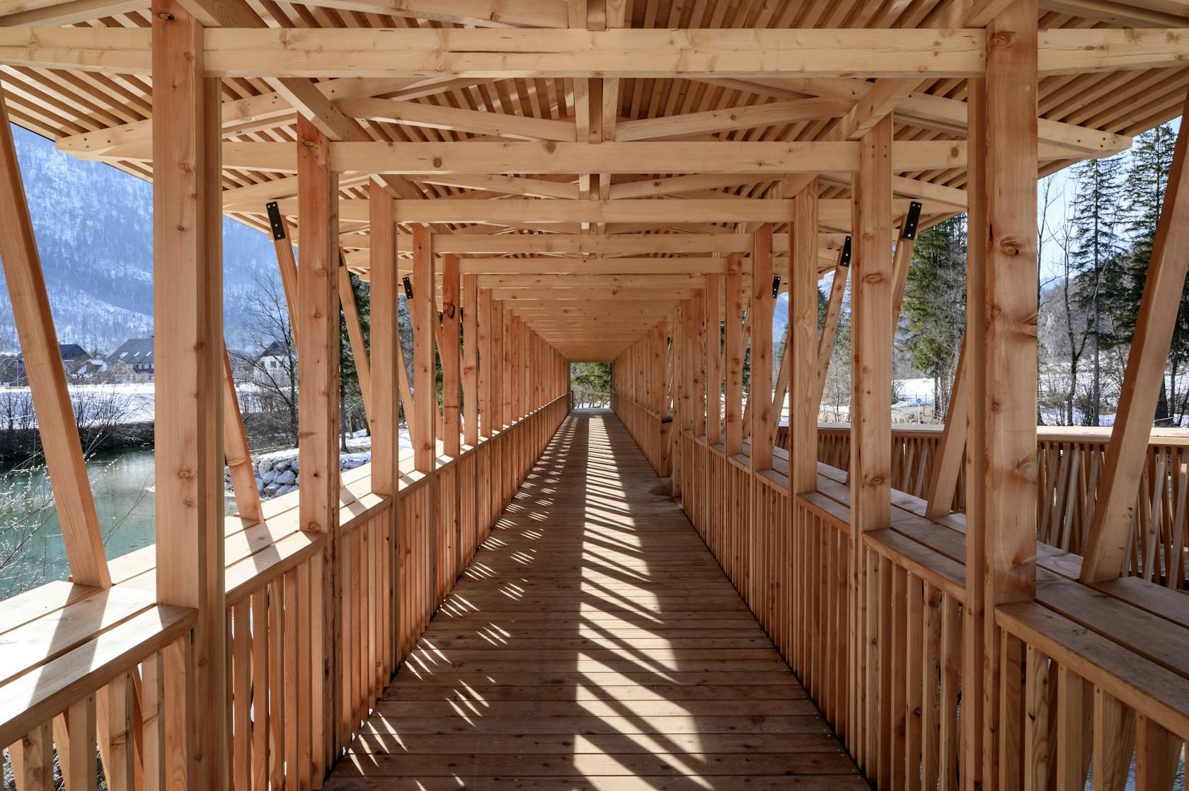 Cycling and Pedestrian Bridge in Bohinj Slovenia - image 16
