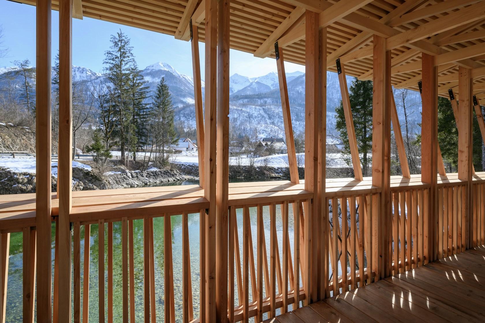 Cycling and Pedestrian Bridge in Bohinj Slovenia - image 17
