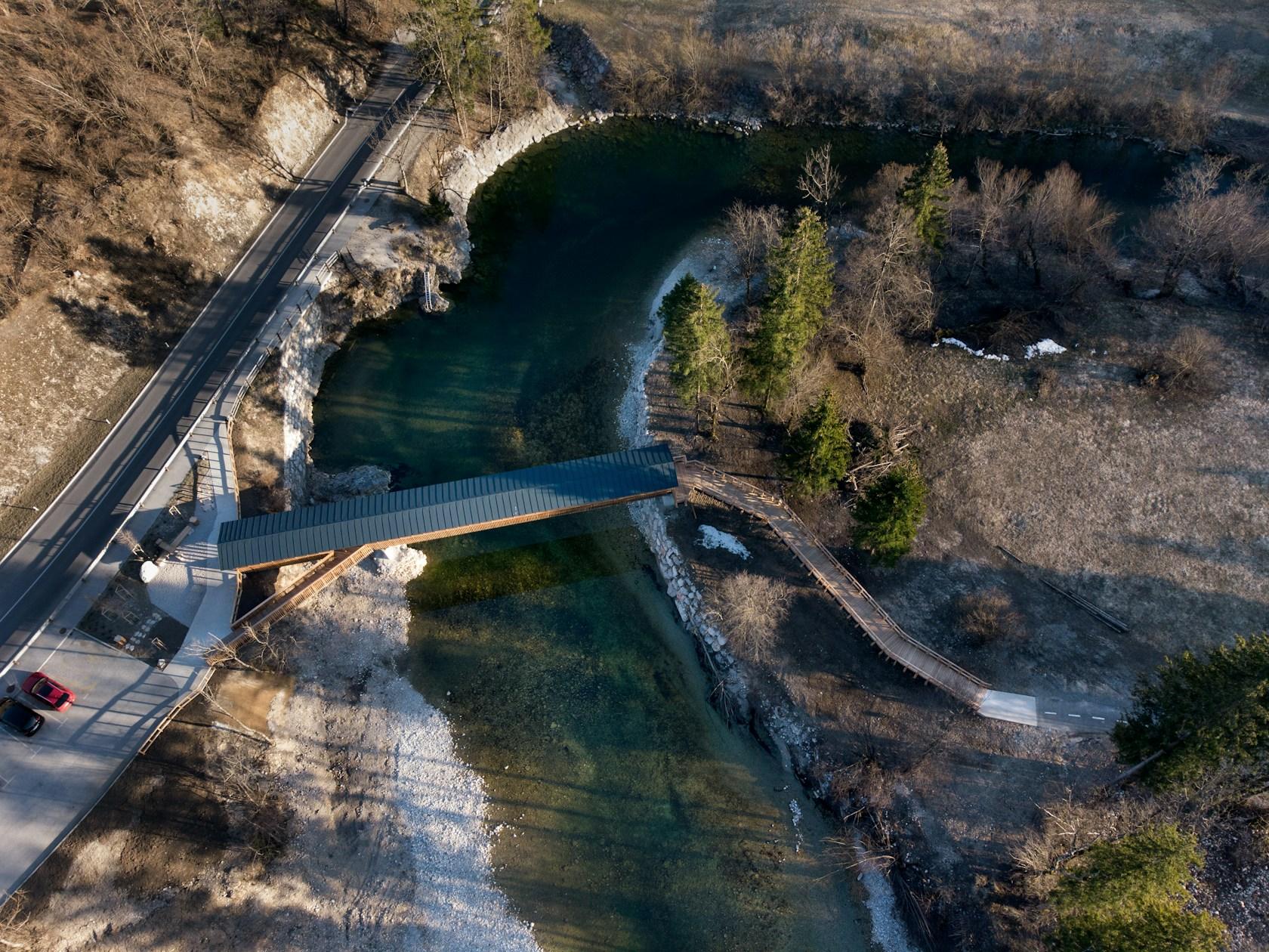 Cycling and Pedestrian Bridge in Bohinj Slovenia - image 18