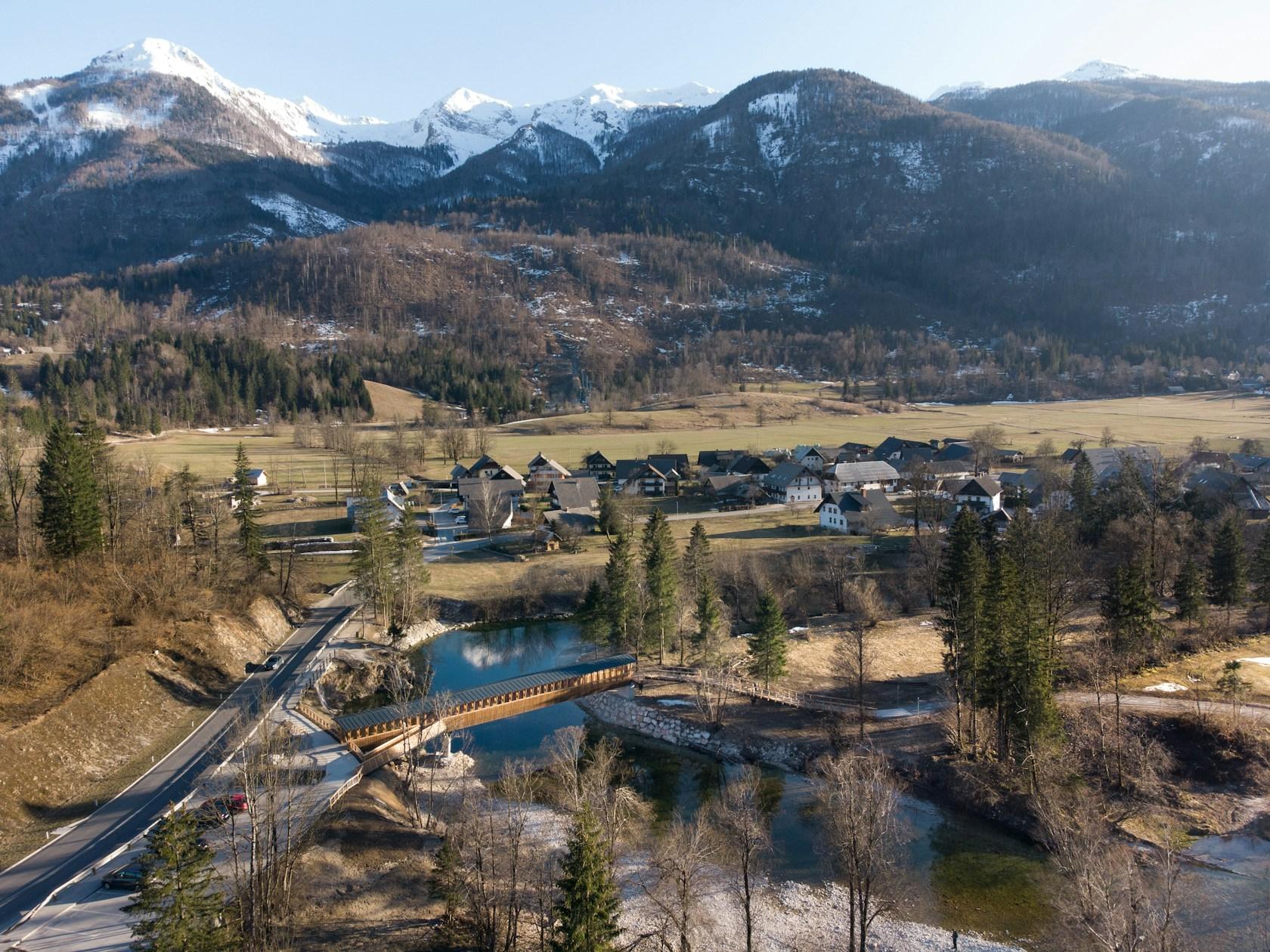 Cycling and Pedestrian Bridge in Bohinj Slovenia - image 19