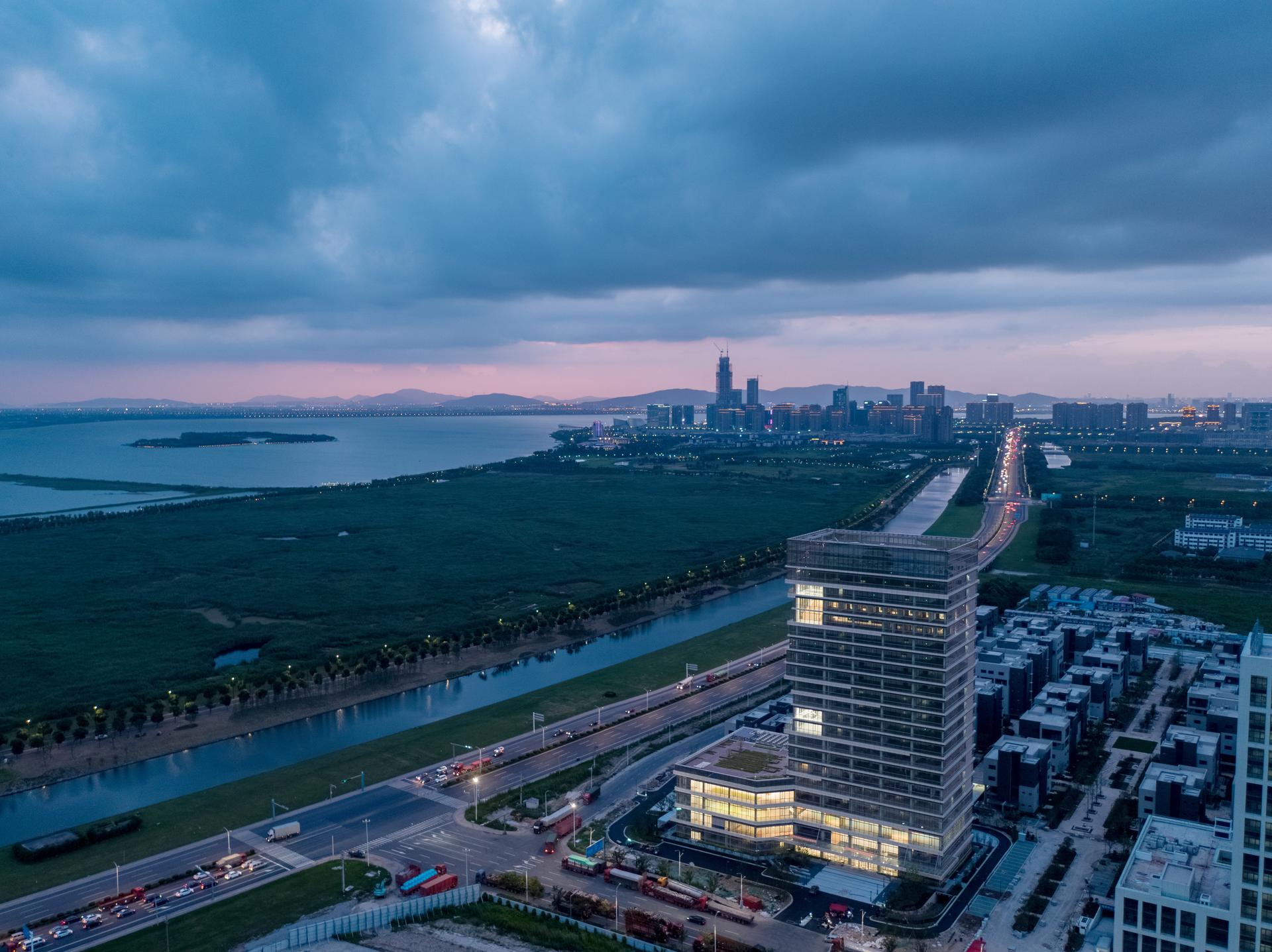 Something Happening in the Air-Wujiang Taihu New Town Software Park Complex Building - image 3
