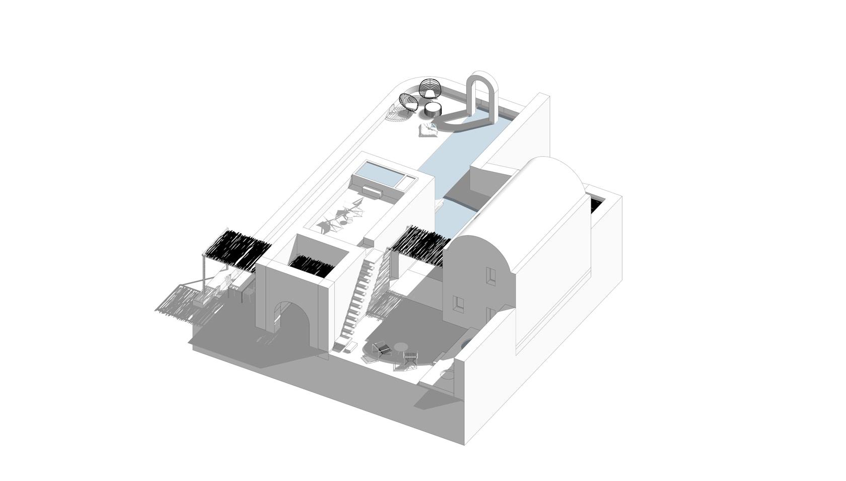 Arched residencies in Santorini island - image 32