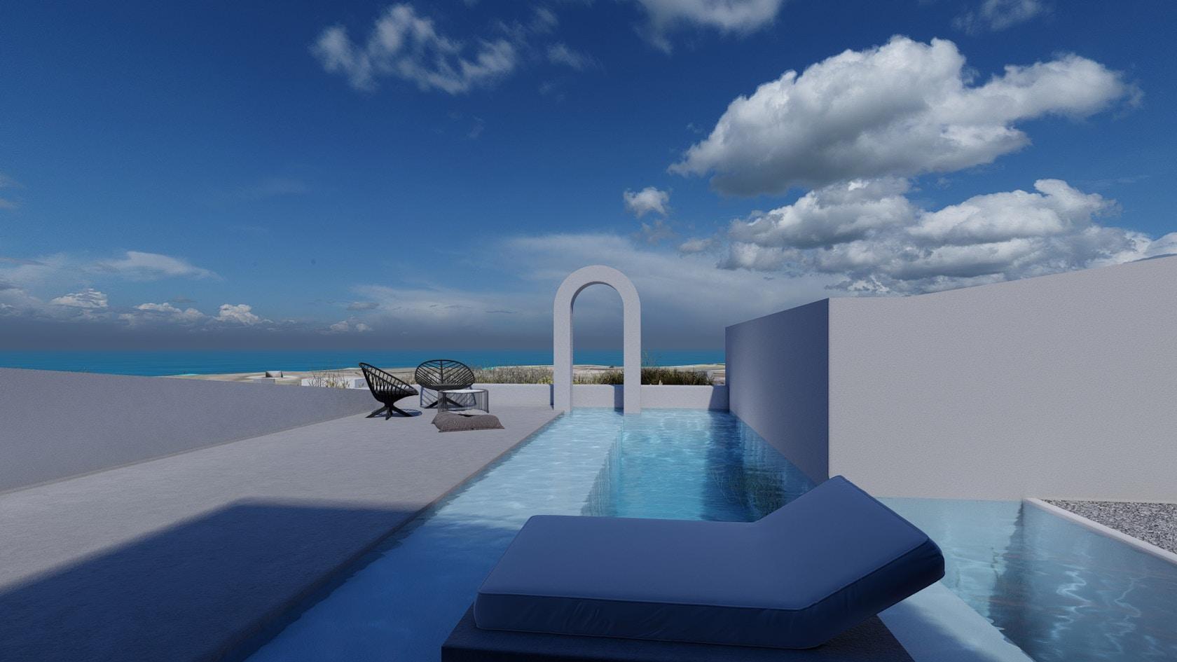 Arched residencies in Santorini island - image 33