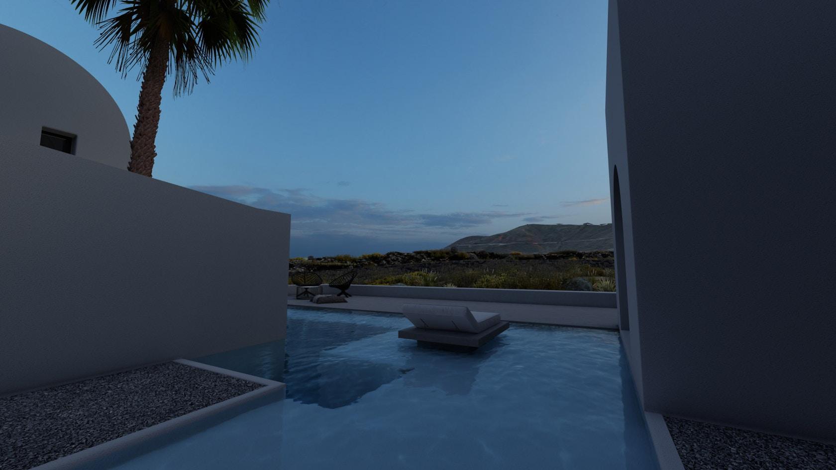 Arched residencies in Santorini island - image 34
