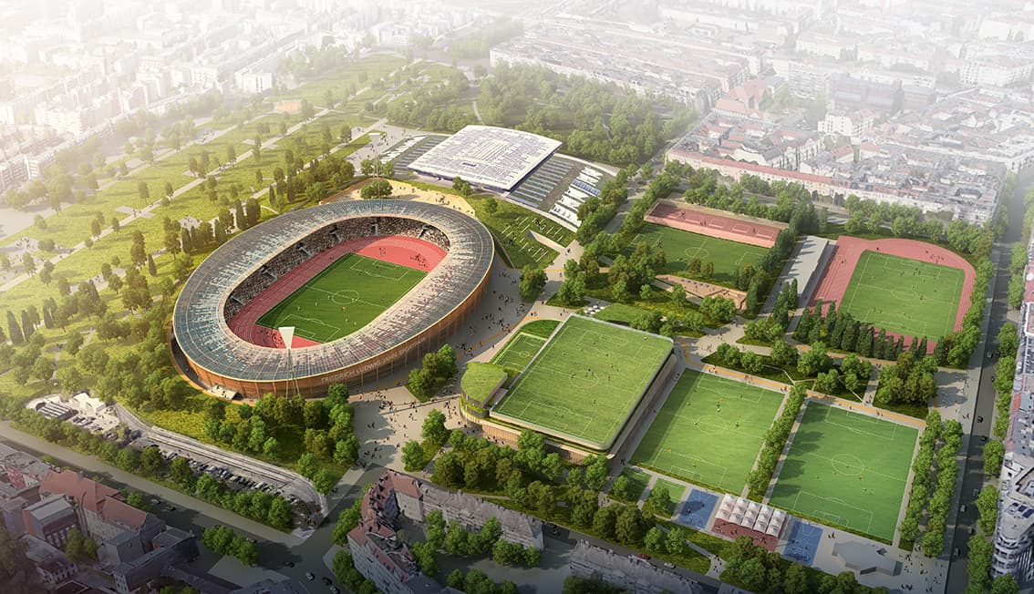 JAHNSPORTPARK STADIUM AND PARK FOR BERLIN