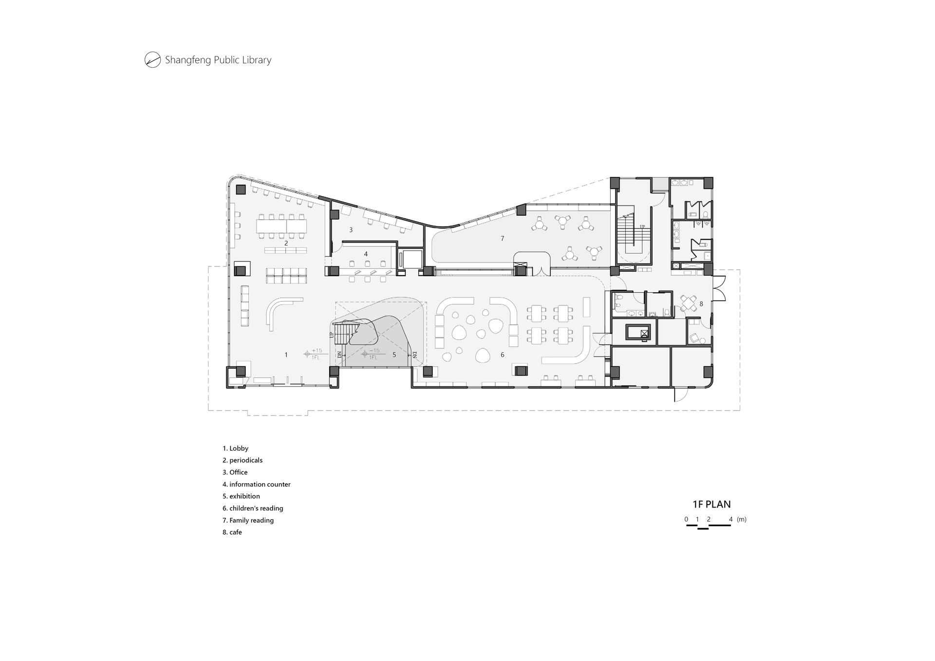 Shangfeng Public Library and School Gymnasium - image 23