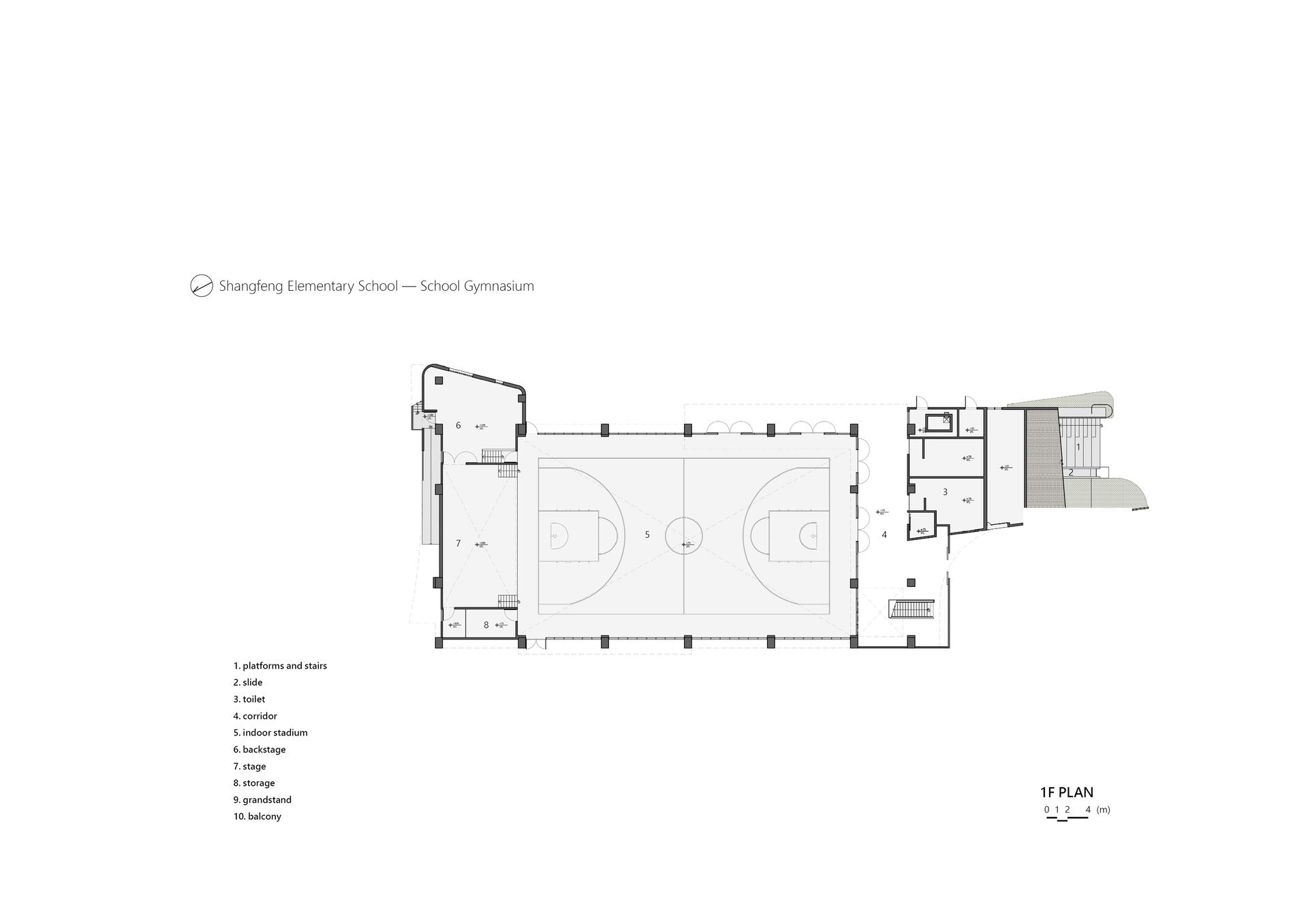 Shangfeng Public Library and School Gymnasium - image 26