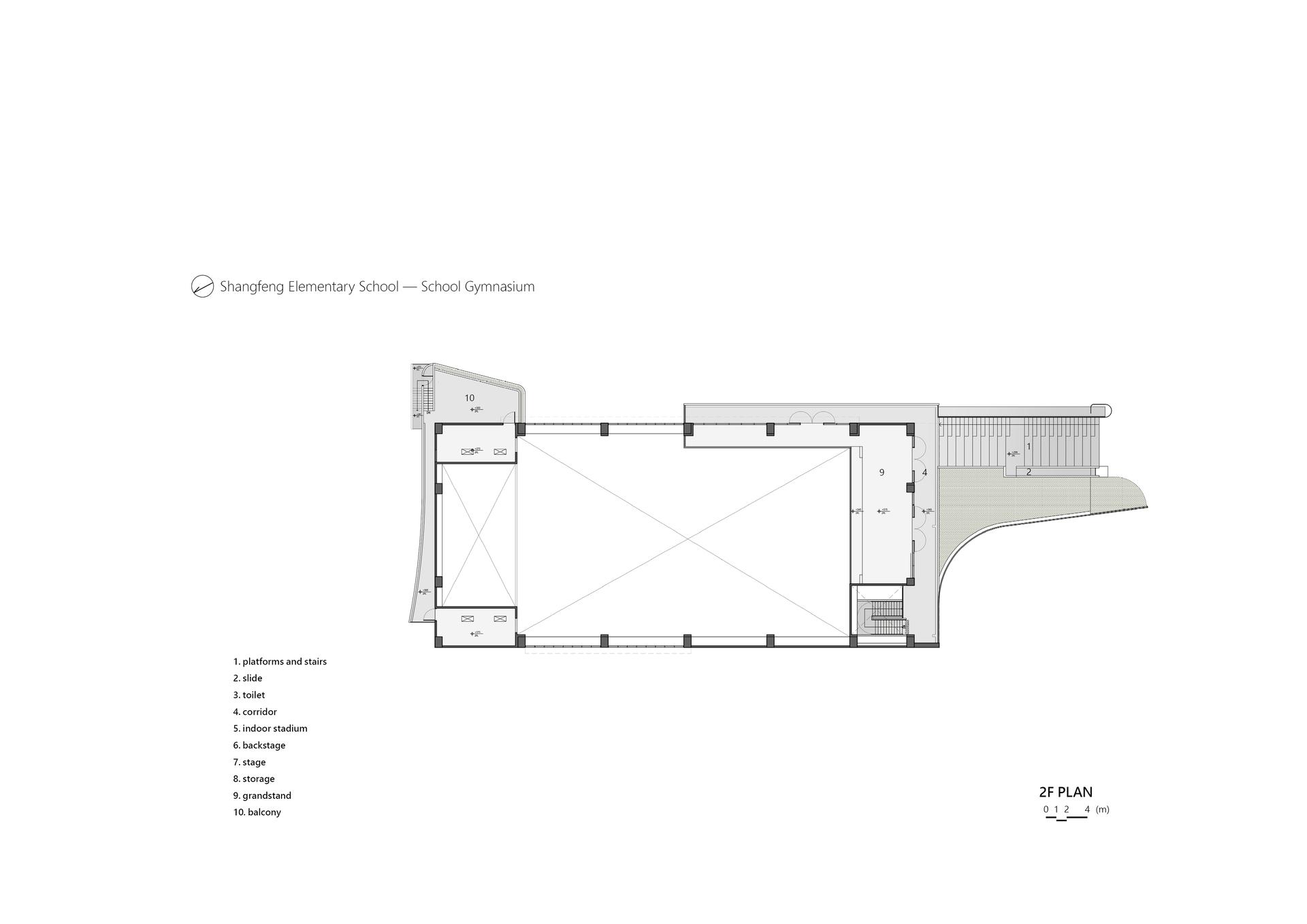 Shangfeng Public Library and School Gymnasium - image 27