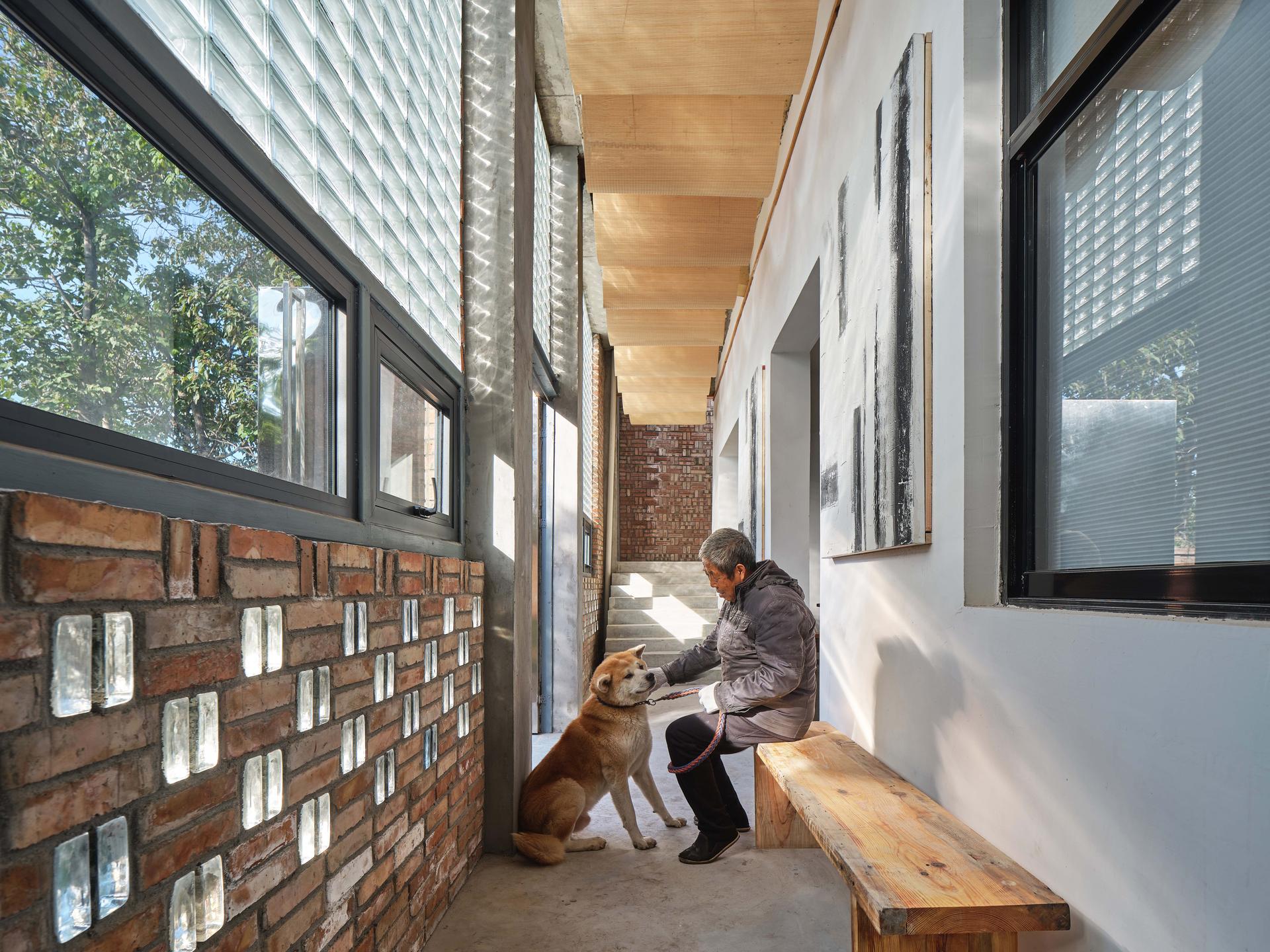 Glass Brick Dwelling in Bayi Village, Weinan - image 13