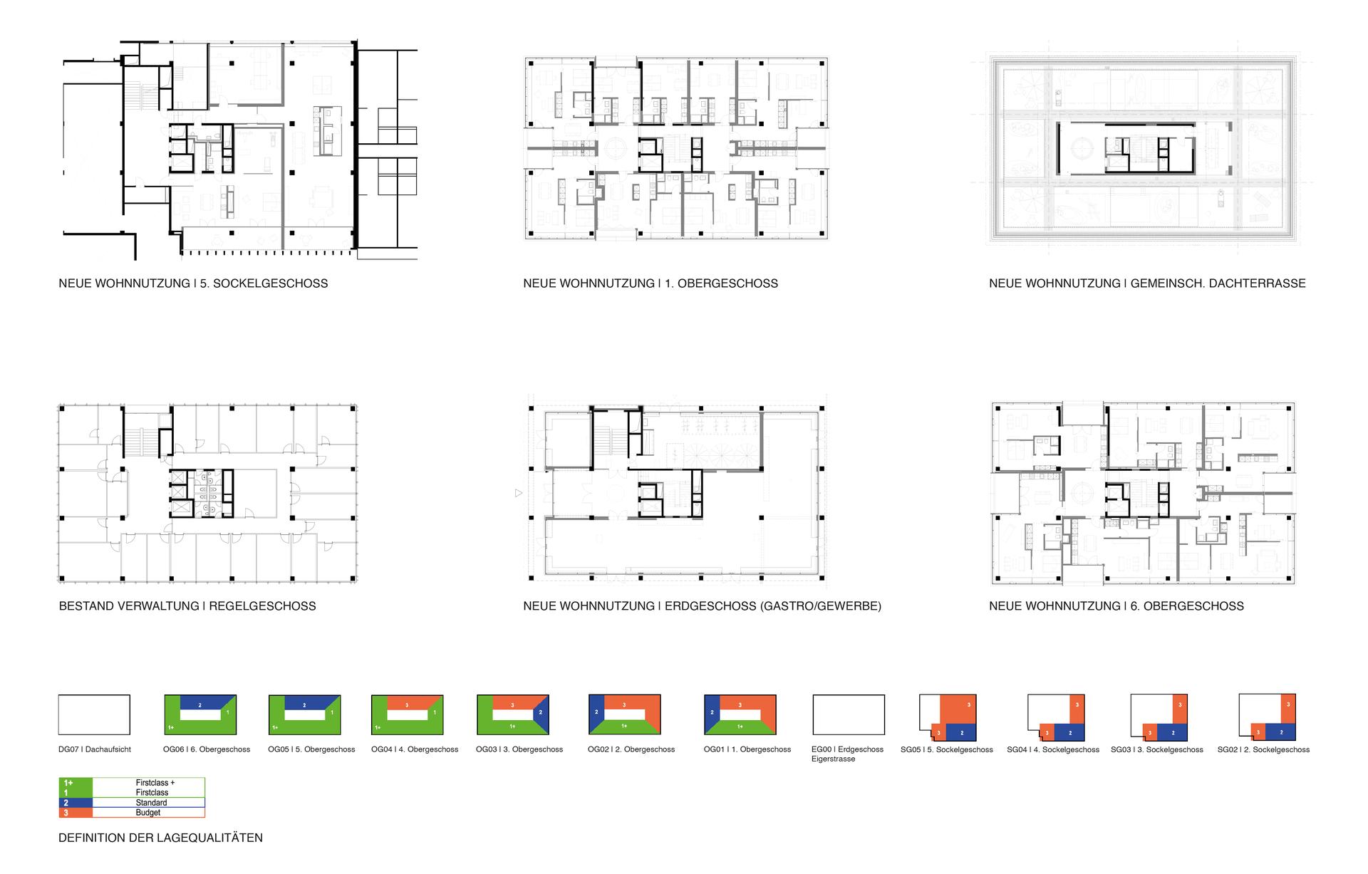 Brückenkopf Bern | Conversion of office building into housing - image 14