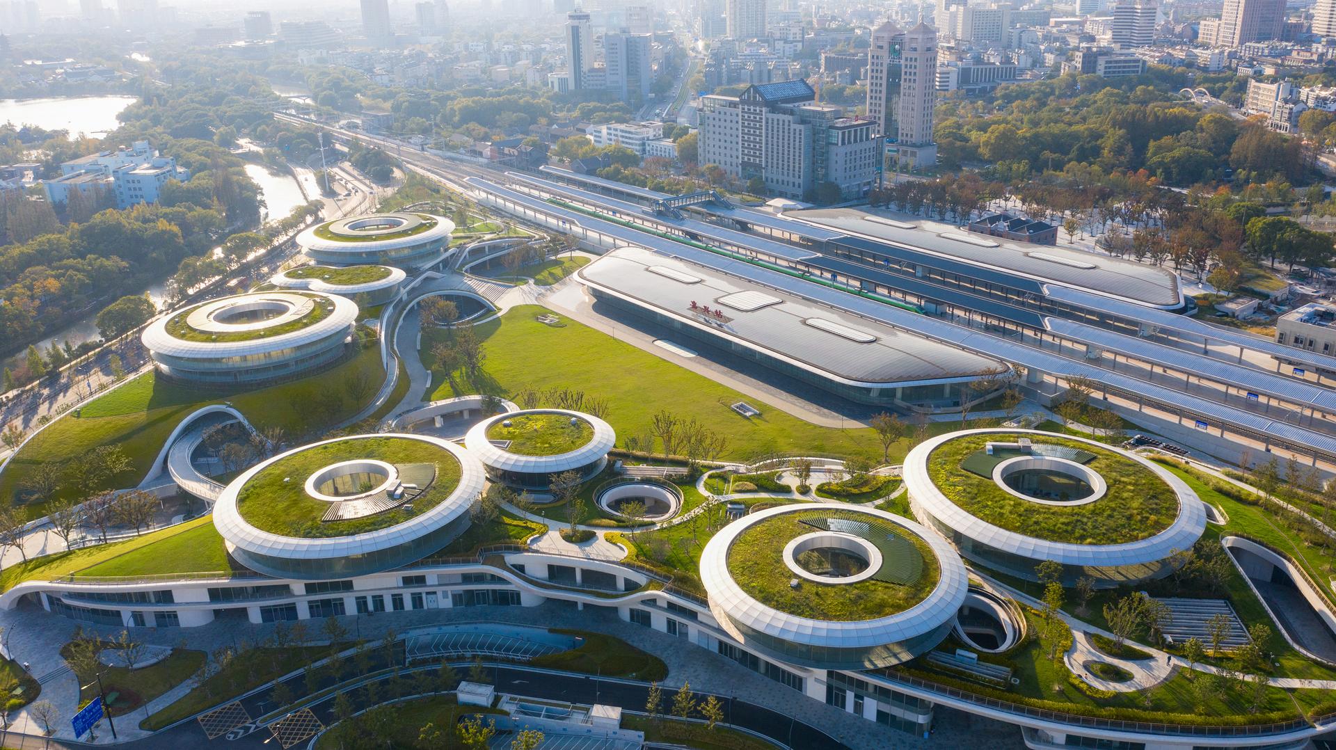 Jiaxing Train Station Park - image 15
