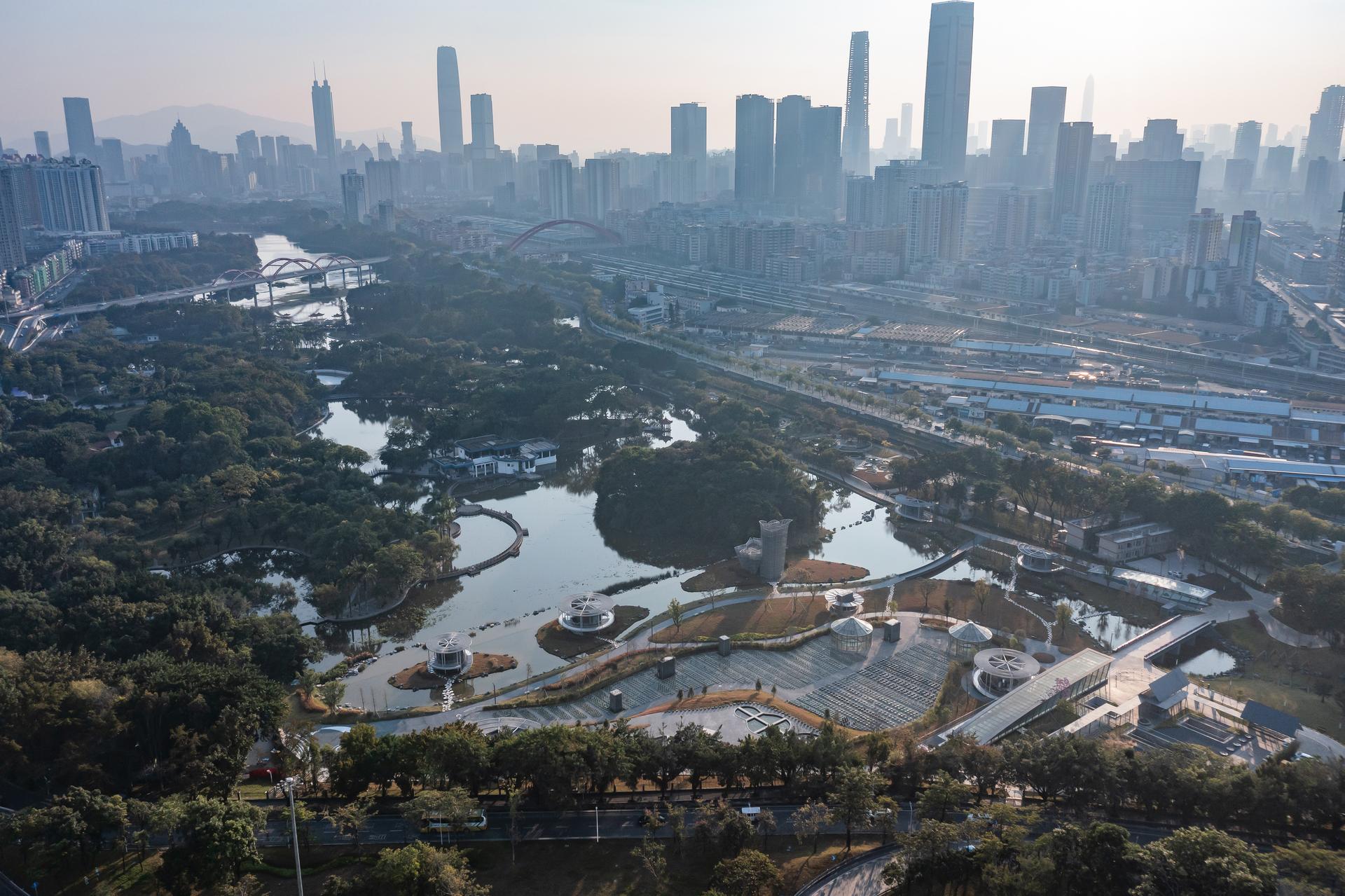 Shenzhen Lotus Water Culture Base: Landscape Design for Honghu Park Water Purification Station - image 9