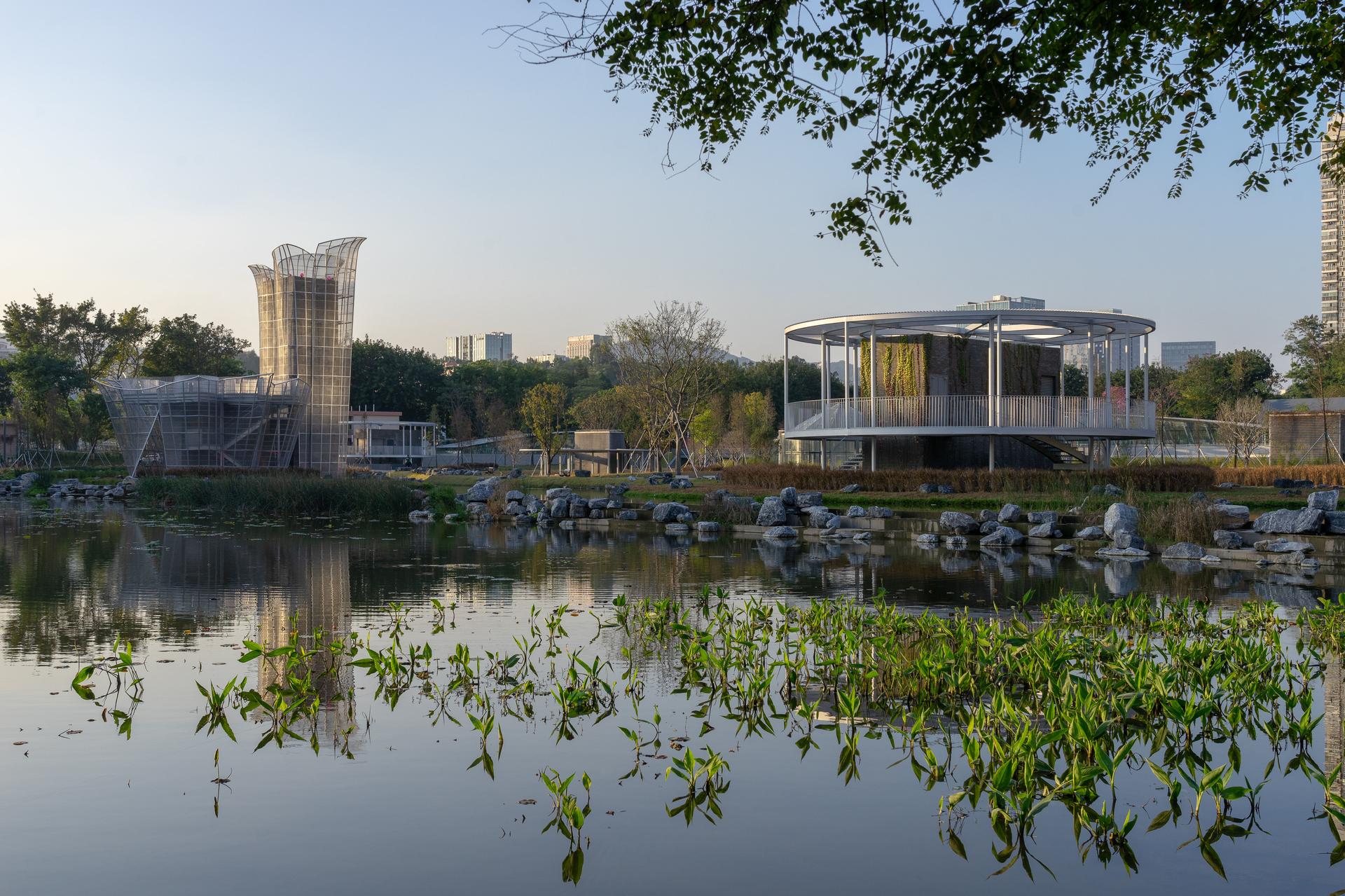 Shenzhen Lotus Water Culture Base: Landscape Design for Honghu Park Water Purification Station - image 8