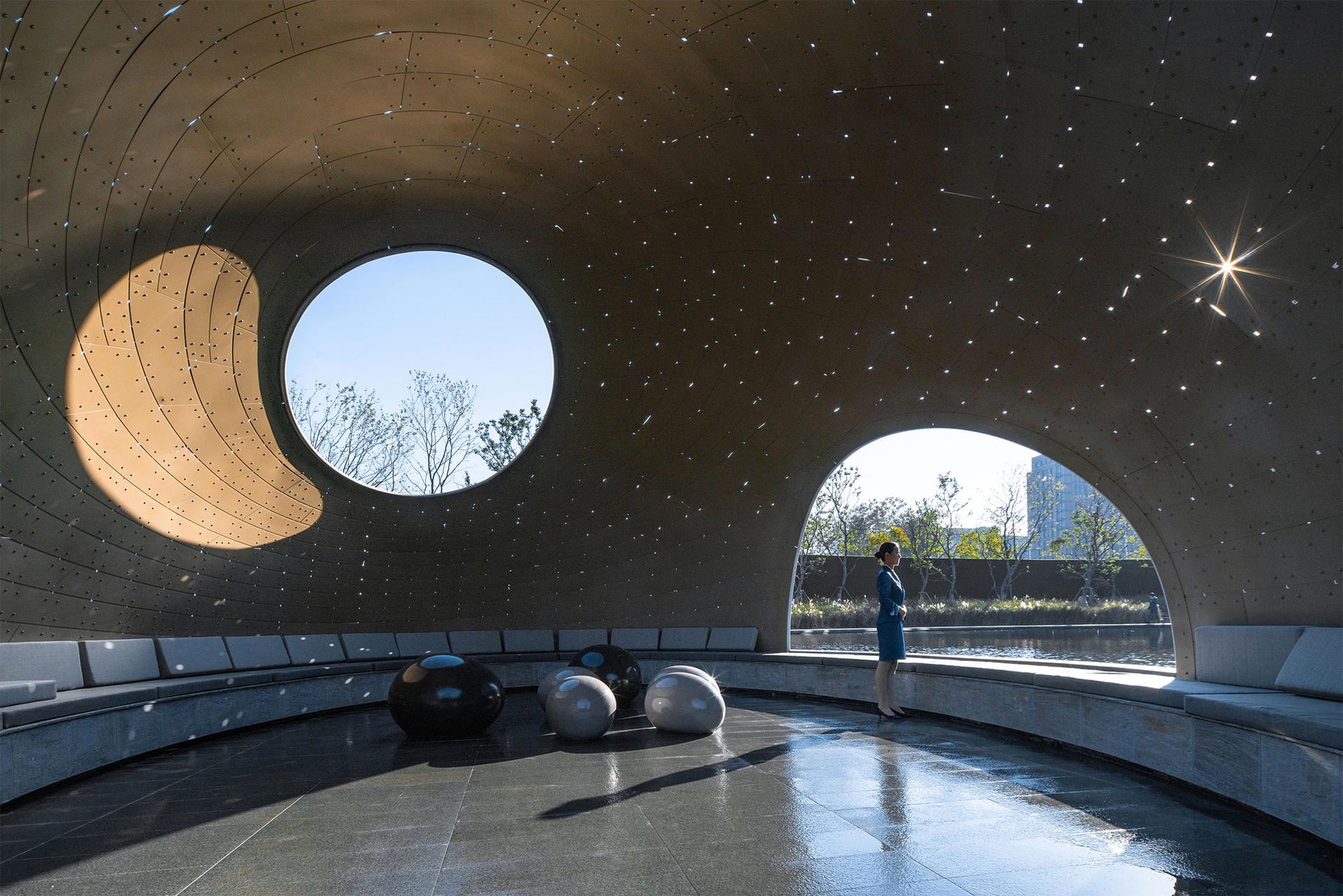Digital Design of a Thin-shell Metal Woven Pavilion - image 2