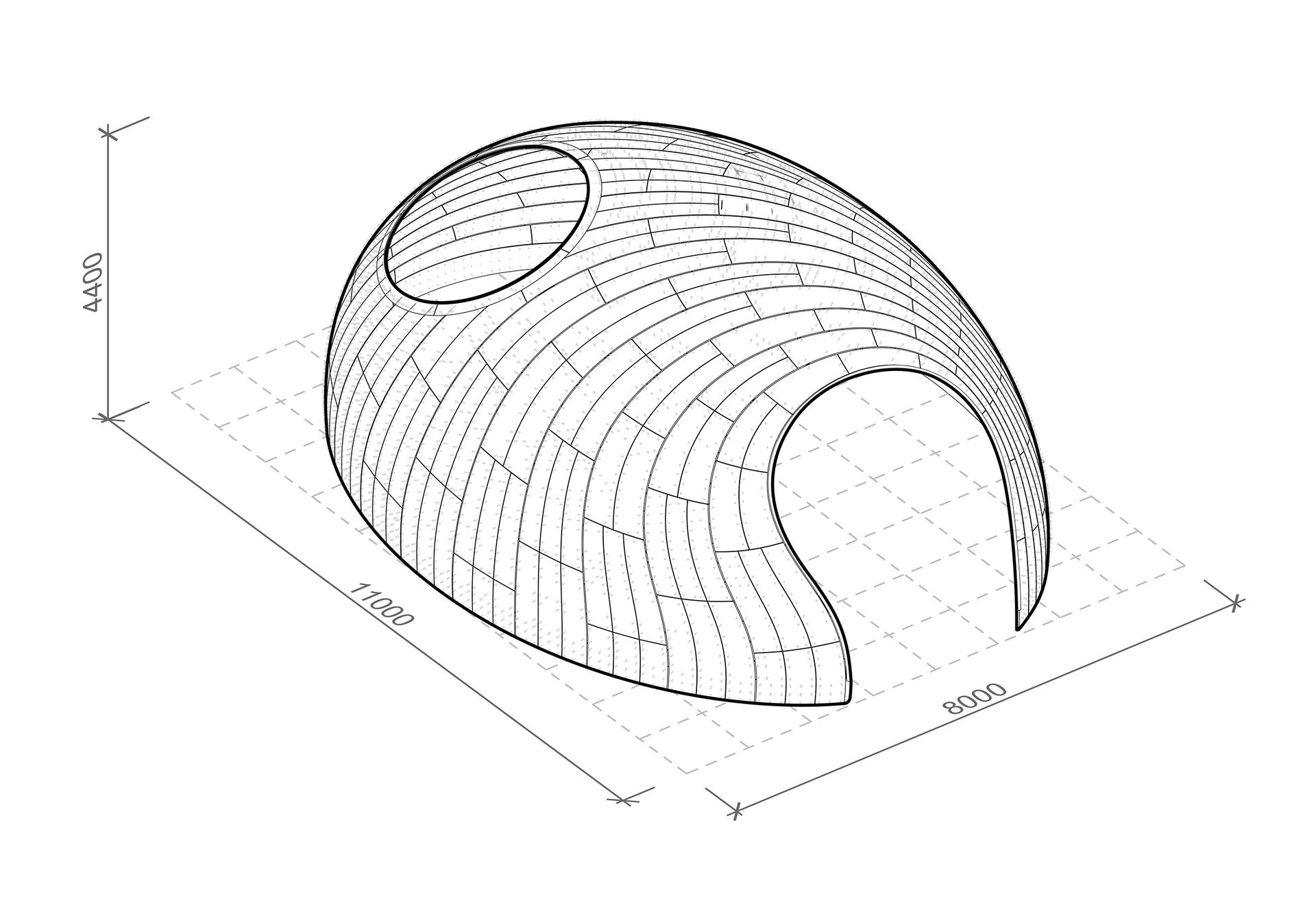 Digital Design of a Thin-shell Metal Woven Pavilion - image 10