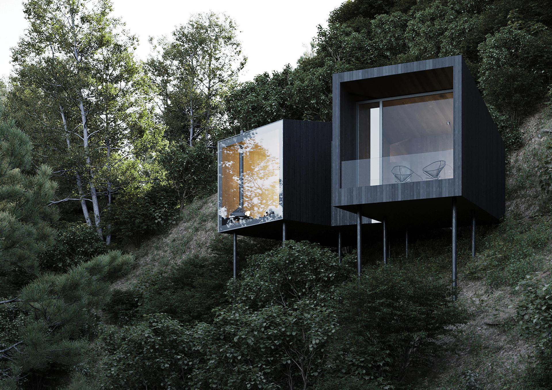 Rzhyshchiv cabins