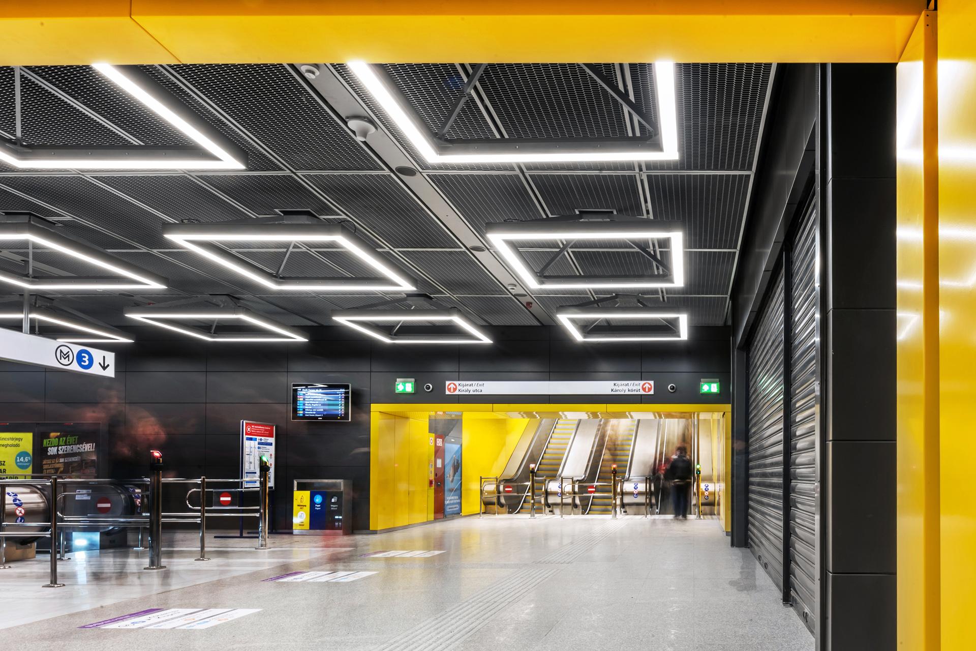 Budapest M3 Deák Ferenc tér Metro Station Renewal